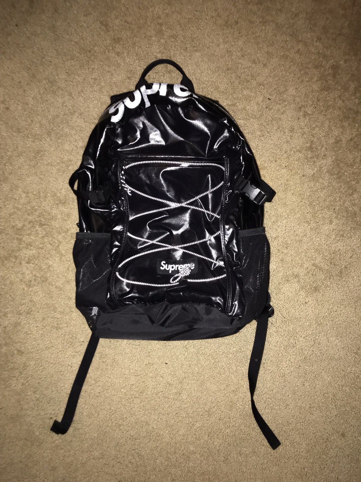 Supreme FW17 Cordura Black Backpack outlet