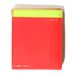 Christian Louboutin new CHRISTIAN LOUBOUTIN 'Paros' neon pink yellow patent leather flap wallet Size ONE SIZE - 3 Thumbnail