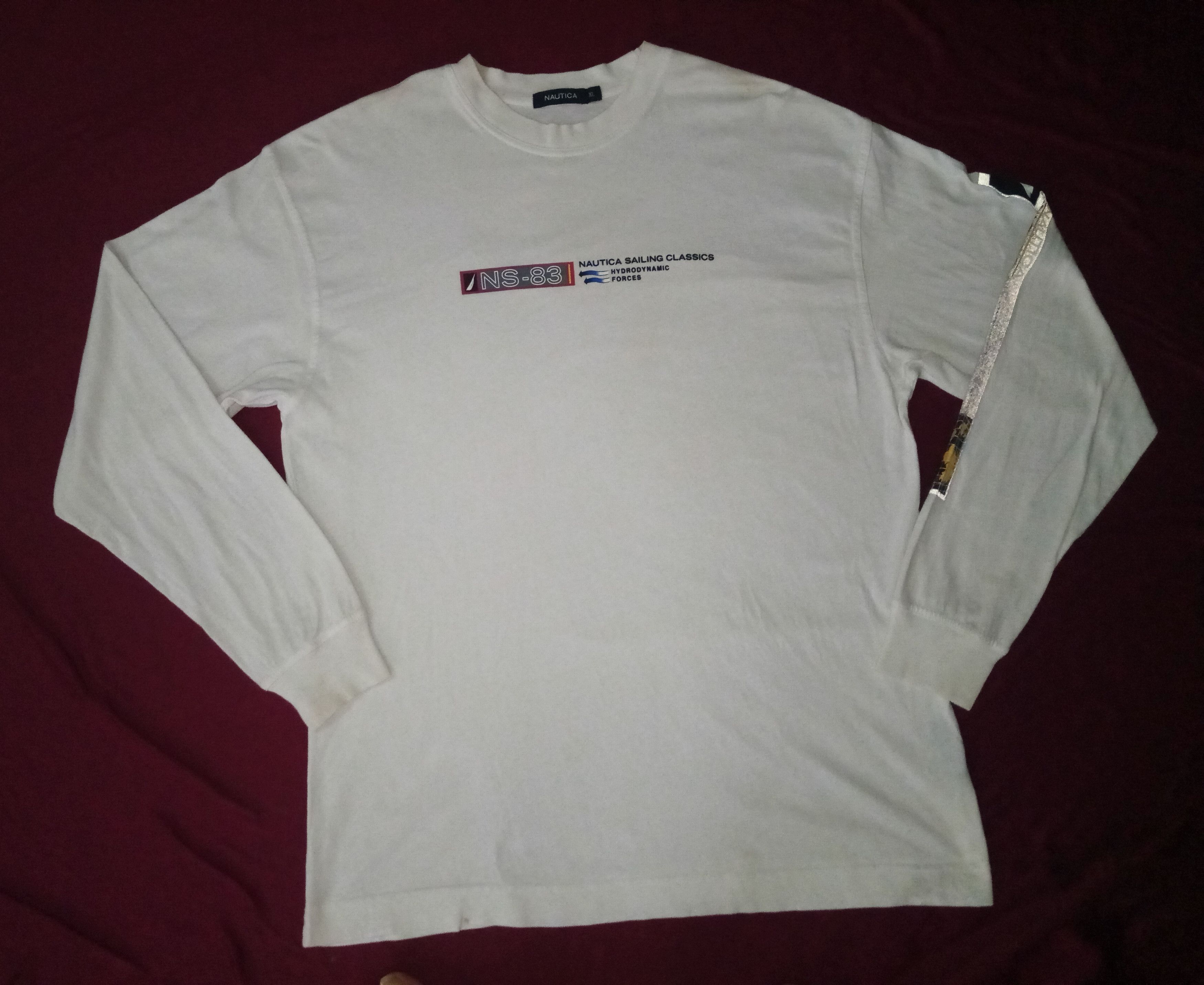 Nautica Nautica NS-83 long sleeve tshirt Sailing Boating Yacht Size US XL / EU 56 / 4 - 2 Thumbnail