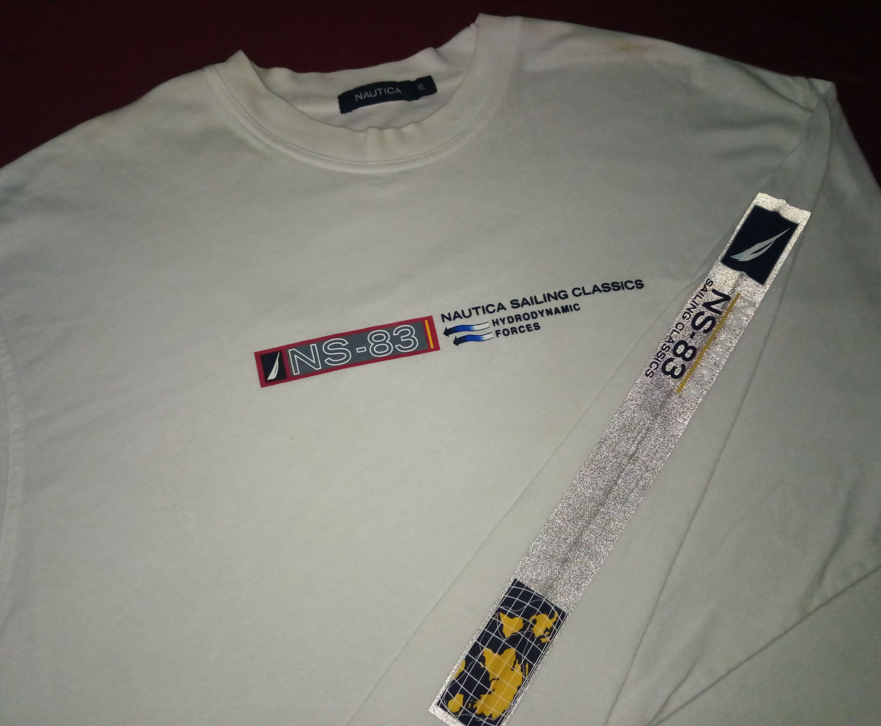 Nautica Nautica NS-83 long sleeve tshirt Sailing Boating Yacht Size US XL / EU 56 / 4 - 1 Thumbnail