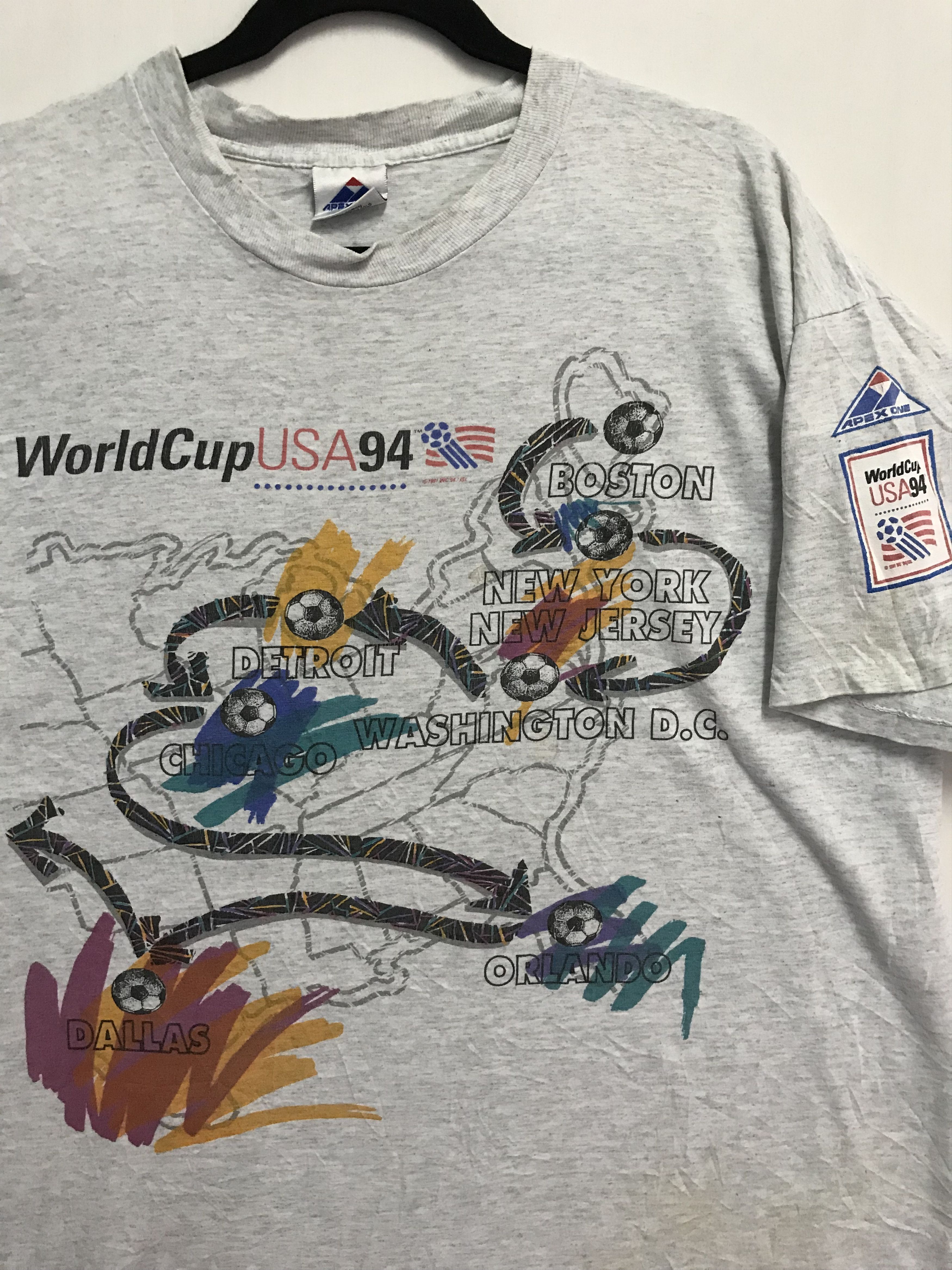USA Olympics × Vintage 💥BEST OFFER💥Vintage World Cup 1994 Coast to Coast Tshirt Size US XL / EU 56 / 4 - 2 Thumbnail