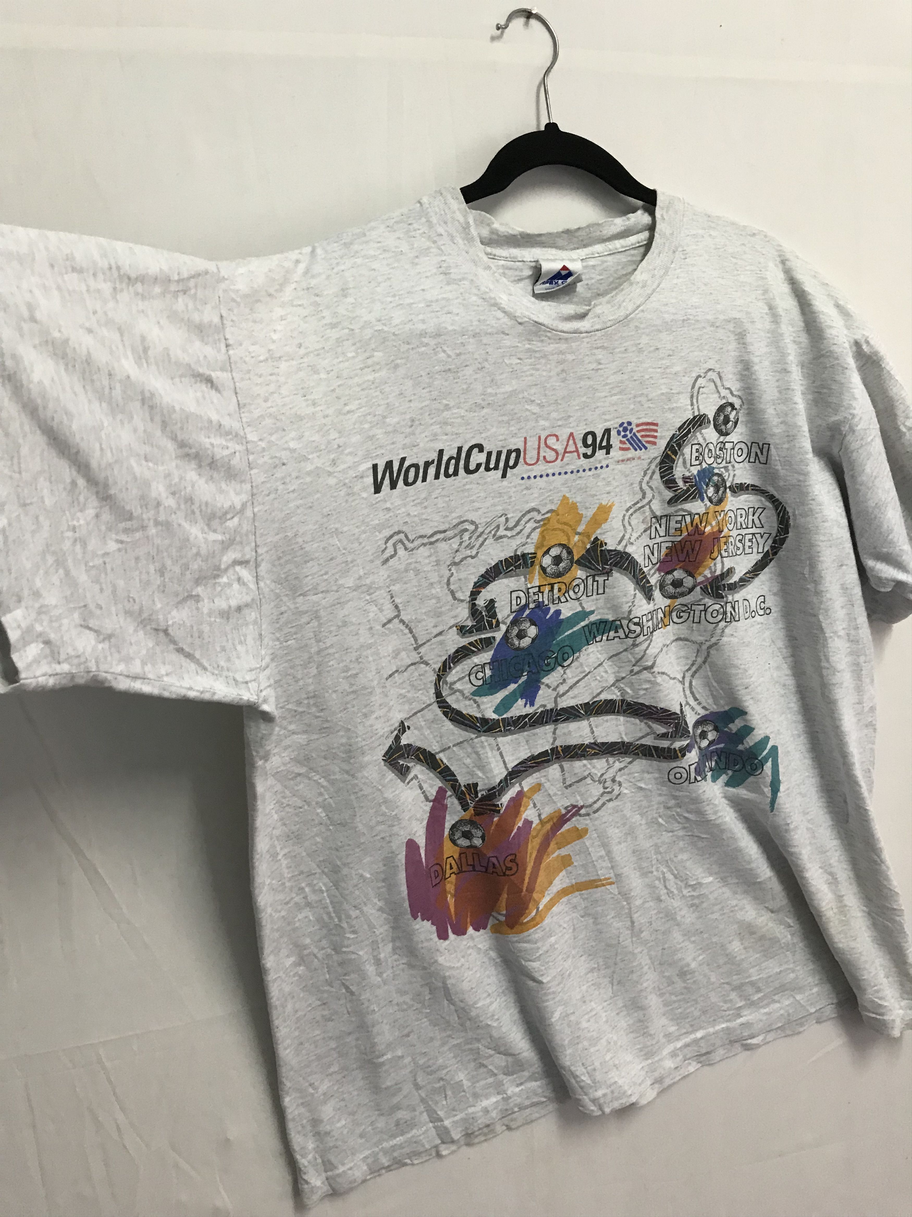 USA Olympics × Vintage 💥BEST OFFER💥Vintage World Cup 1994 Coast to Coast Tshirt Size US XL / EU 56 / 4 - 8 Thumbnail