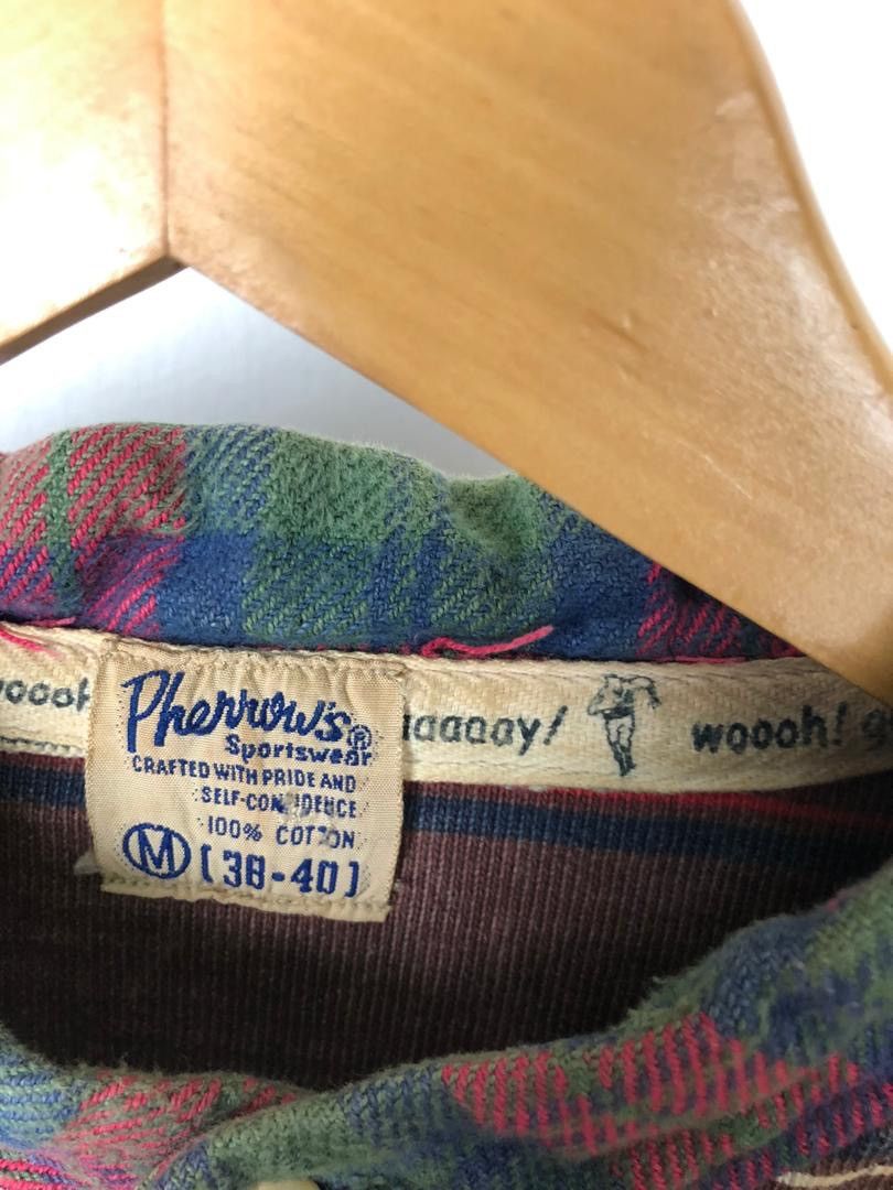 Japanese Brand × Pherrow's Pherrows rugby shirt vintage rare Size US M / EU 48-50 / 2 - 3 Thumbnail