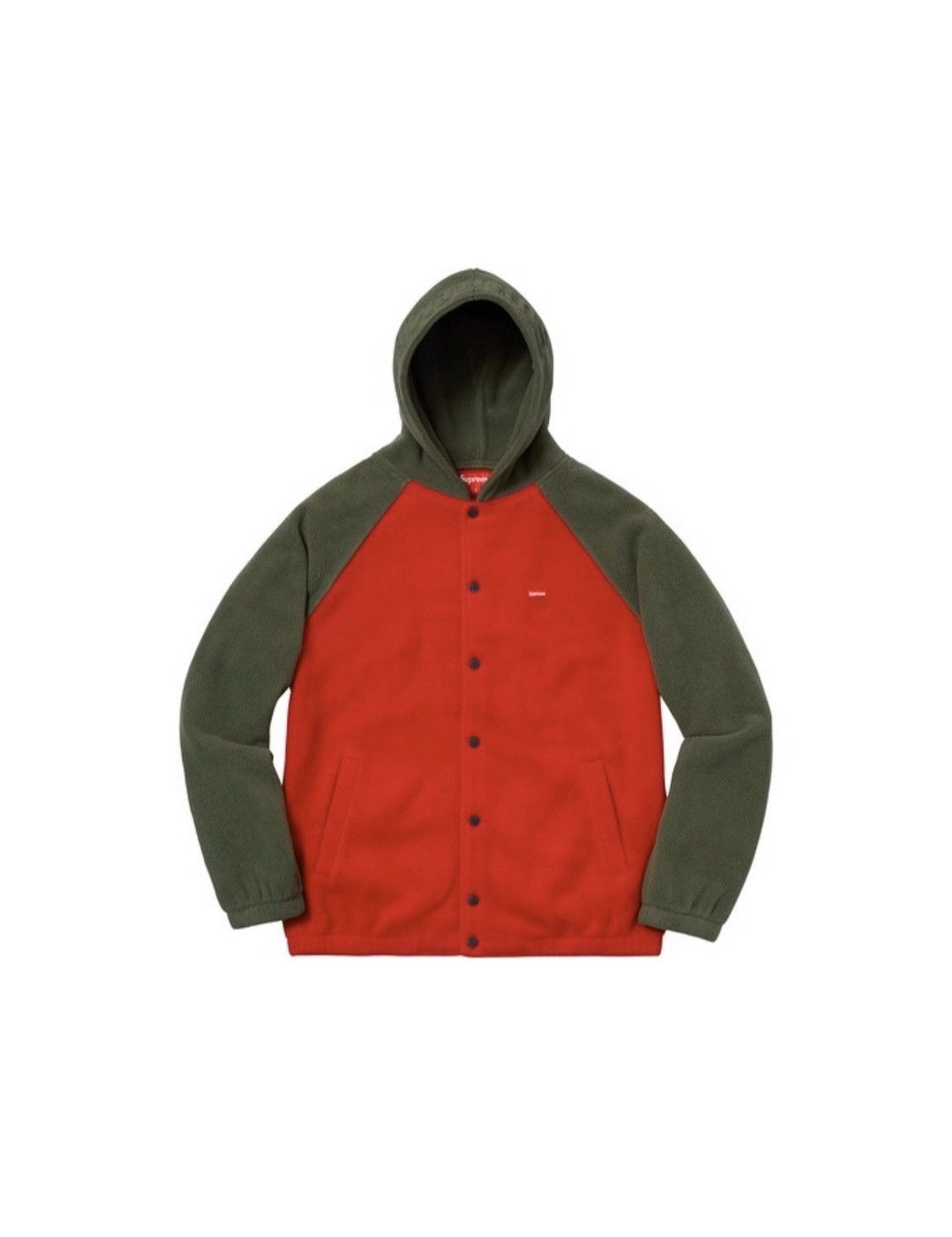 Supreme Polartec Hooded Raglan Jacket | Grailed