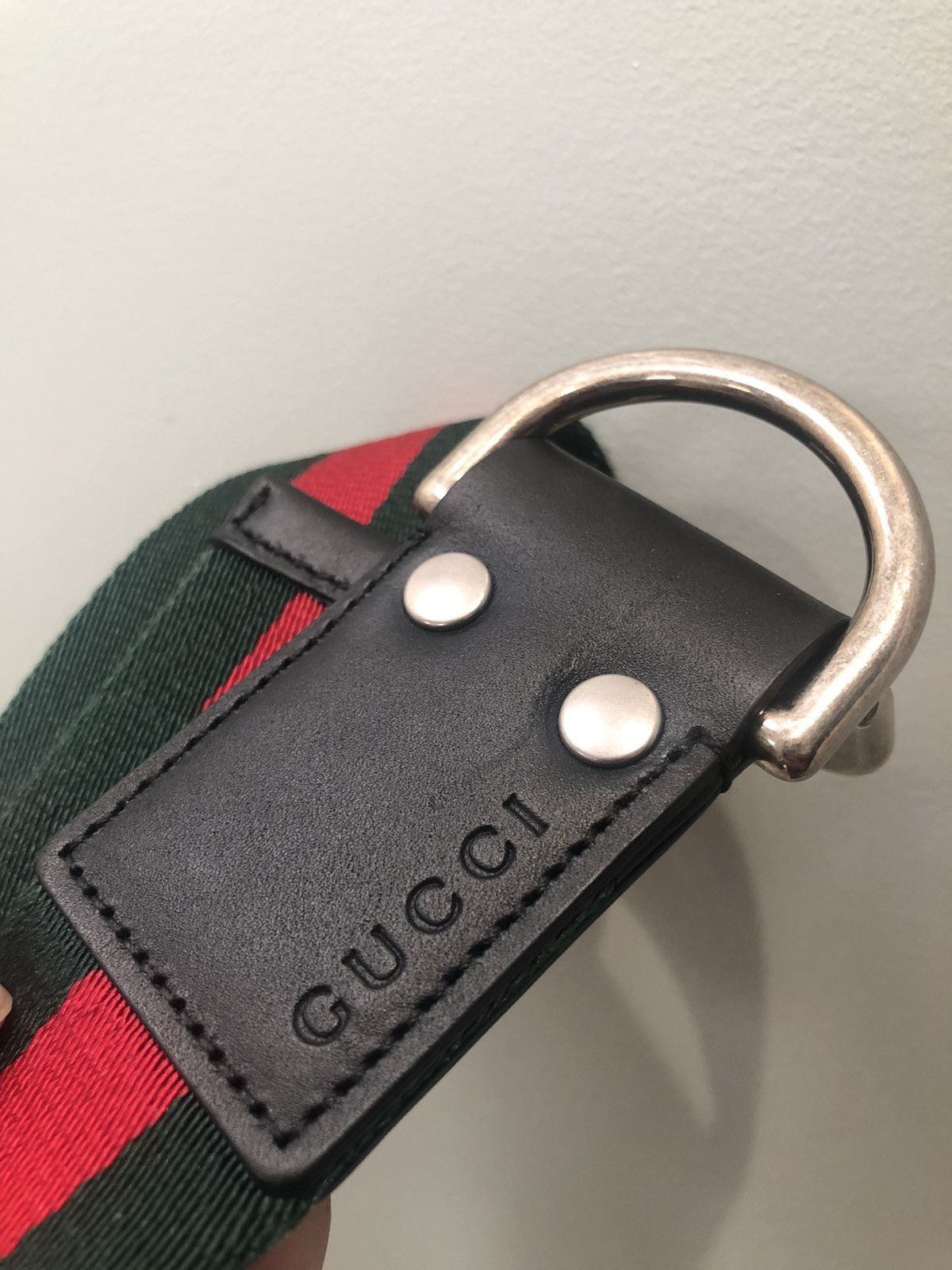 Gucci GUCCI BELT WITH D RING 451136 H917N Grailed