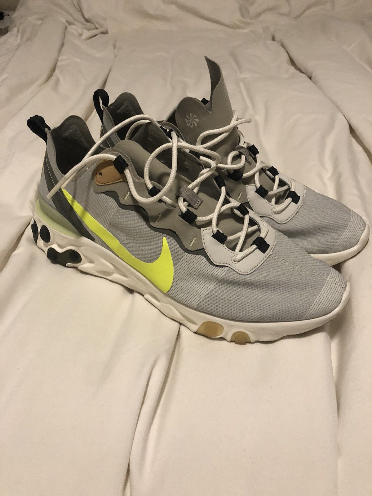 Nike Nike React Element 55 Cargo Volt Spruce BQ6166 009 Grailed