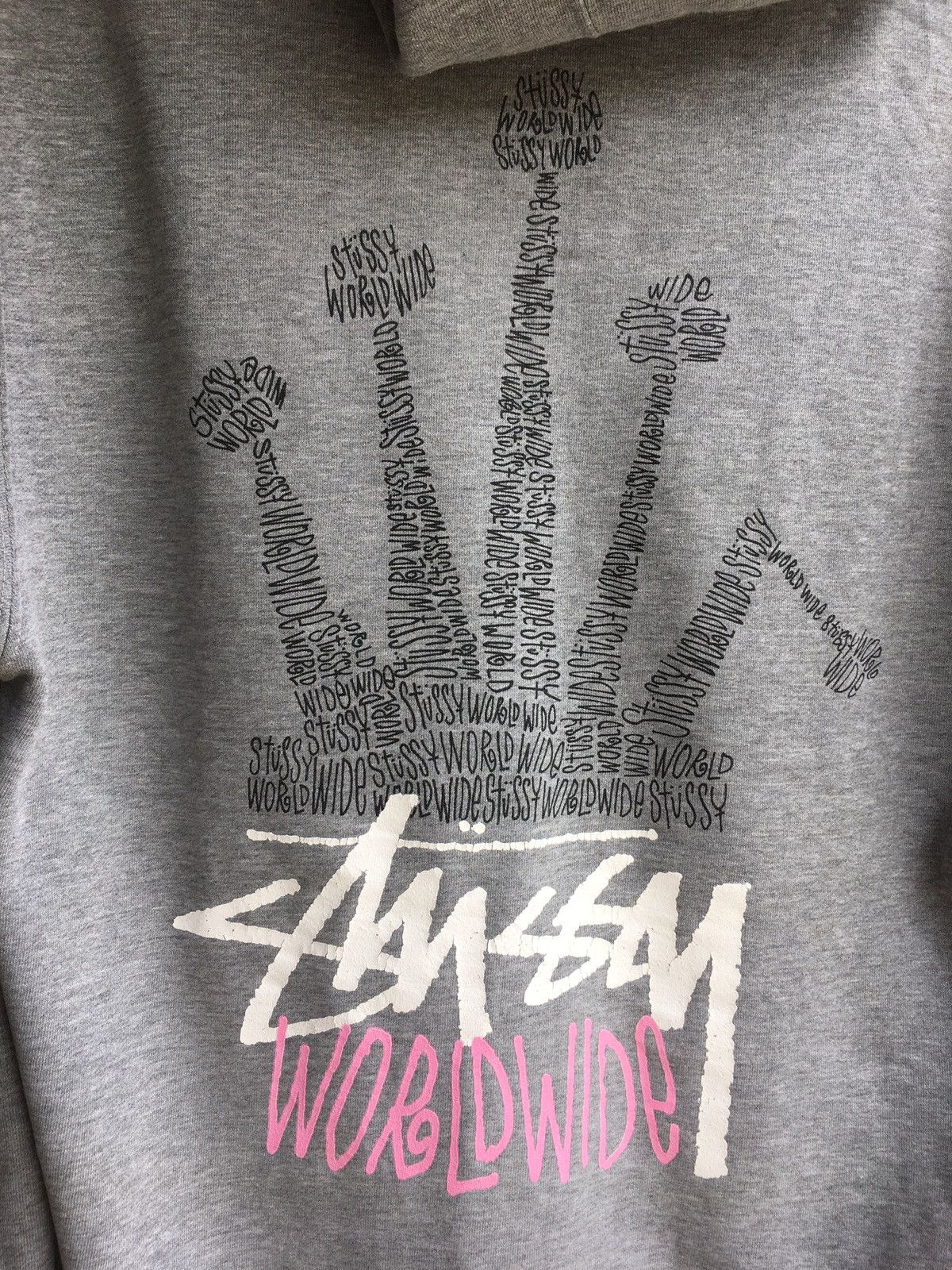 Powell Peralta × Santa Cruz Skateboards × Stussy Rare vintage 90s STUSSY WORLDWIDE big logo made in usa Size US M / EU 48-50 / 2 - 2 Thumbnail