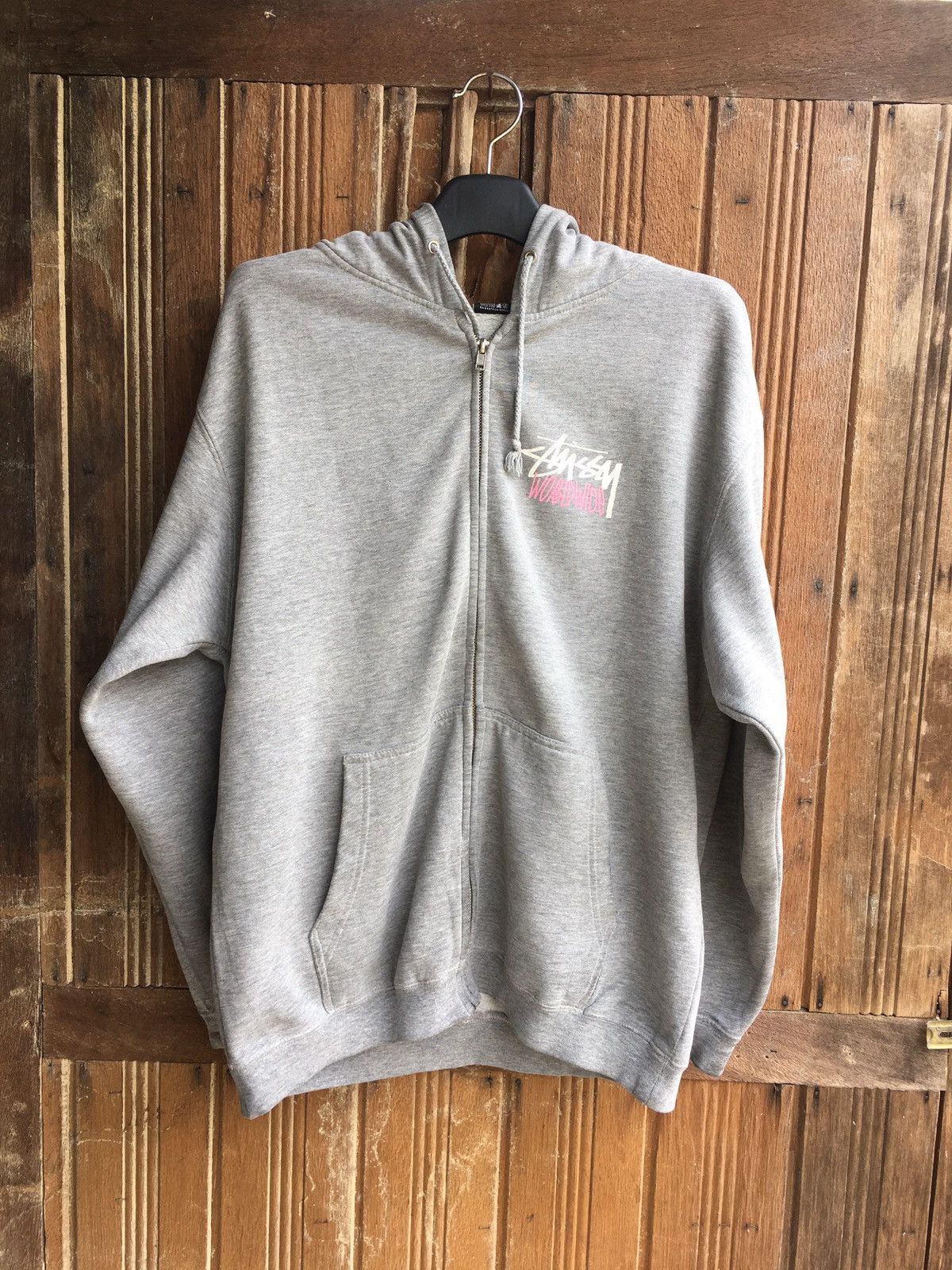 Powell Peralta × Santa Cruz Skateboards × Stussy Rare vintage 90s STUSSY WORLDWIDE big logo made in usa Size US M / EU 48-50 / 2 - 4 Thumbnail
