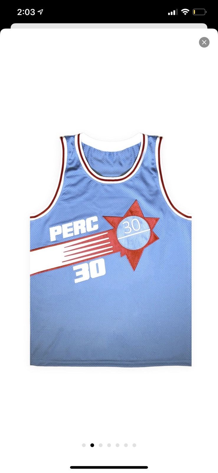 THE NOTHING PERSONAL PERC 30 JERSEY
