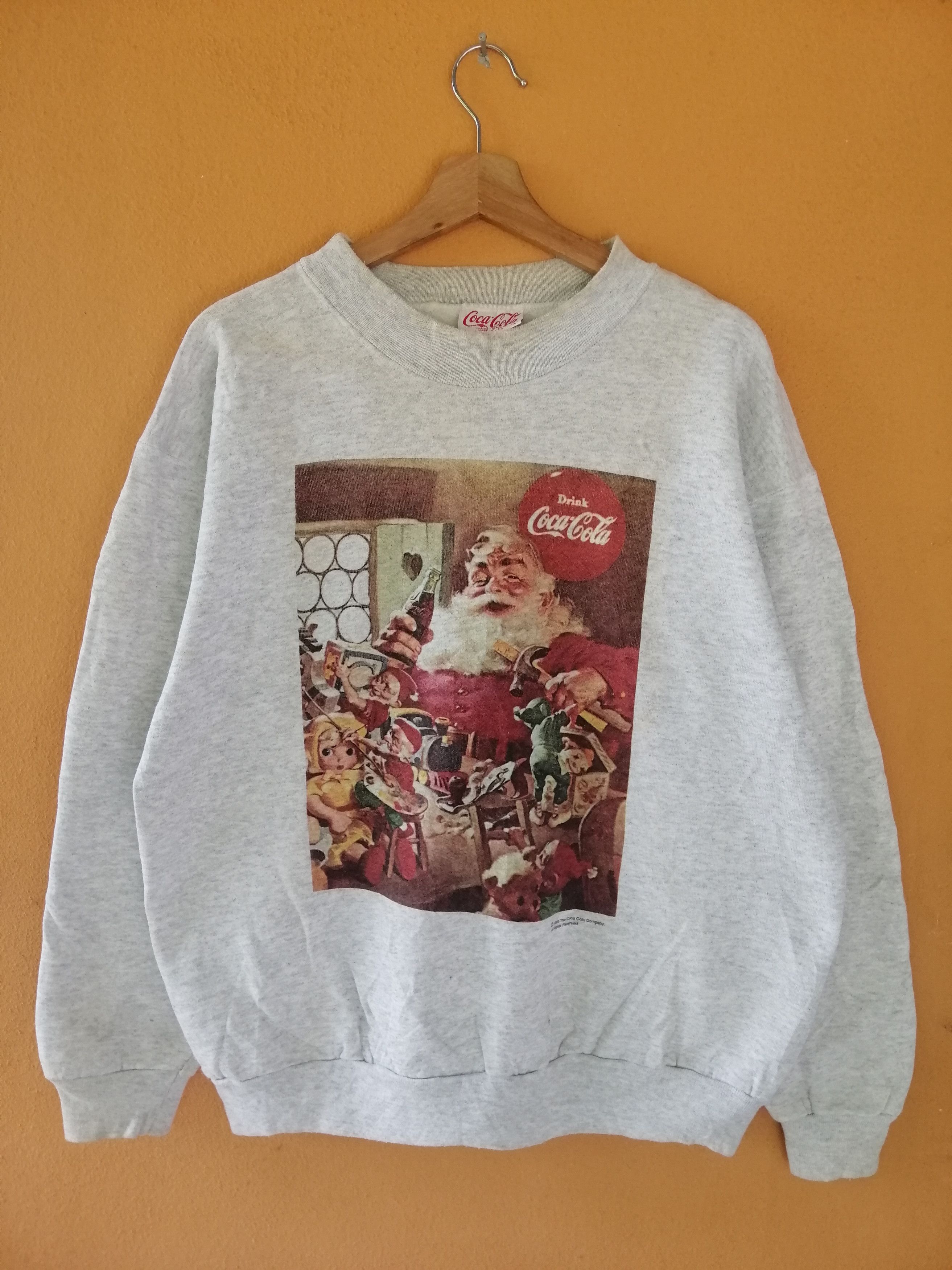 Coca Cola Vintage 90s Coca Cola Sweatshirt B7 Size US L / EU 52-54 / 3 - 1 Thumbnail