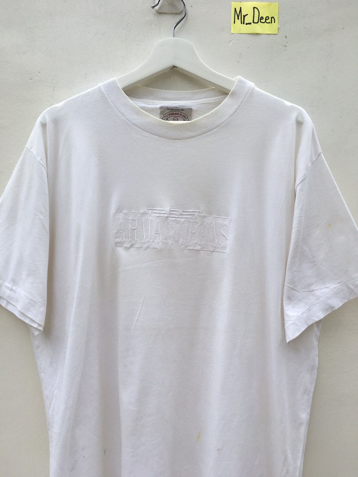 Armani × Giorgio Armani Vintage Ten Years of Armani Jeans Big Logo 