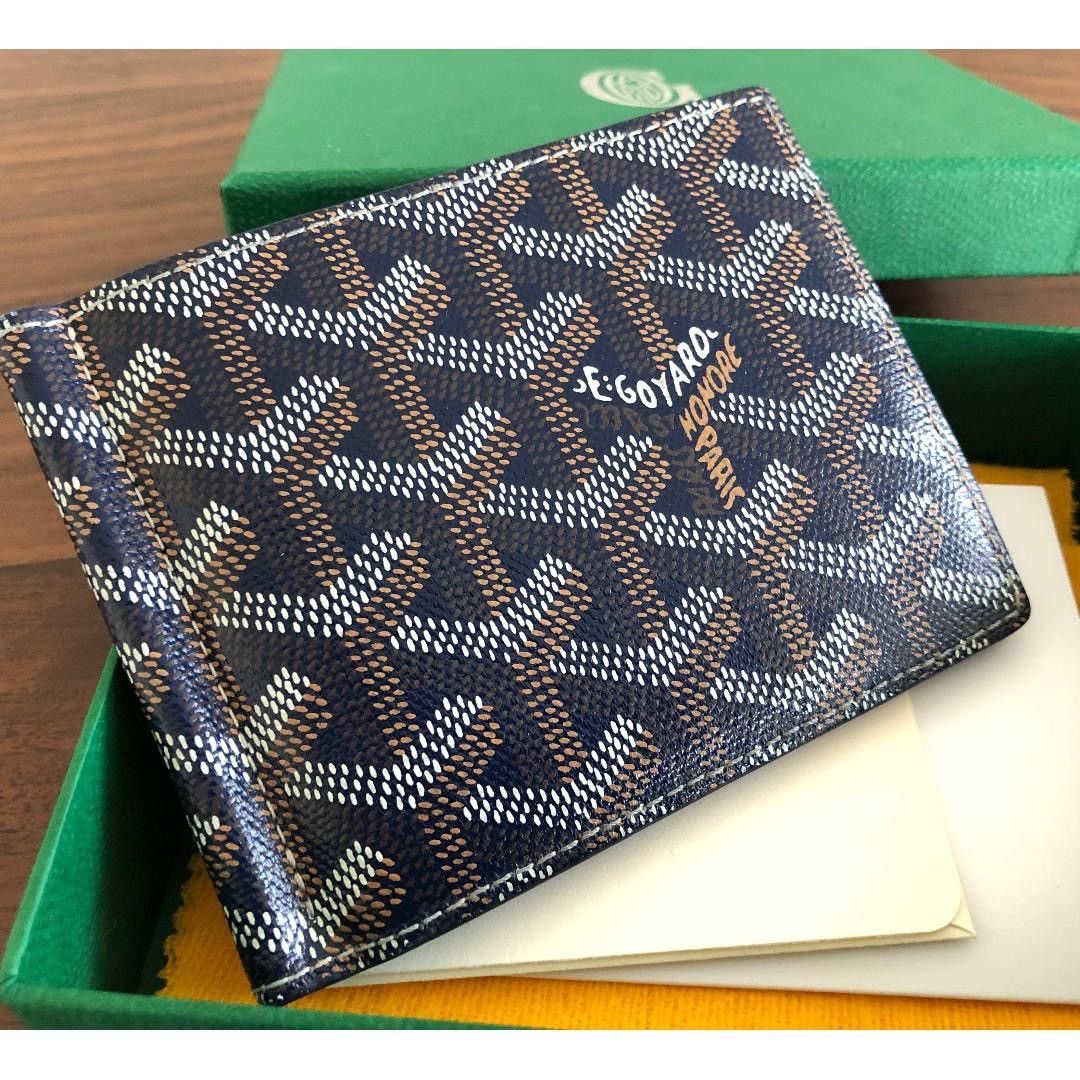 Goyard Saint Thomas Money Clip Wallet Goyardine Black