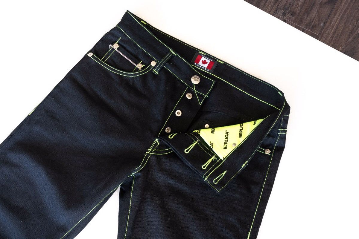Japanese Selvedge Denim Neon Stitch Jeans