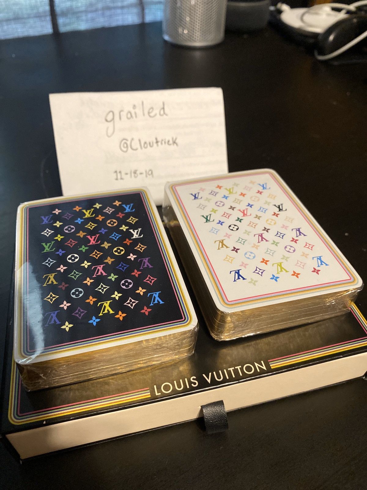 Louis Vuitton × Takashi Murakami Multicolor Playing Cards Size ONE SIZE - 1 Thumbnail