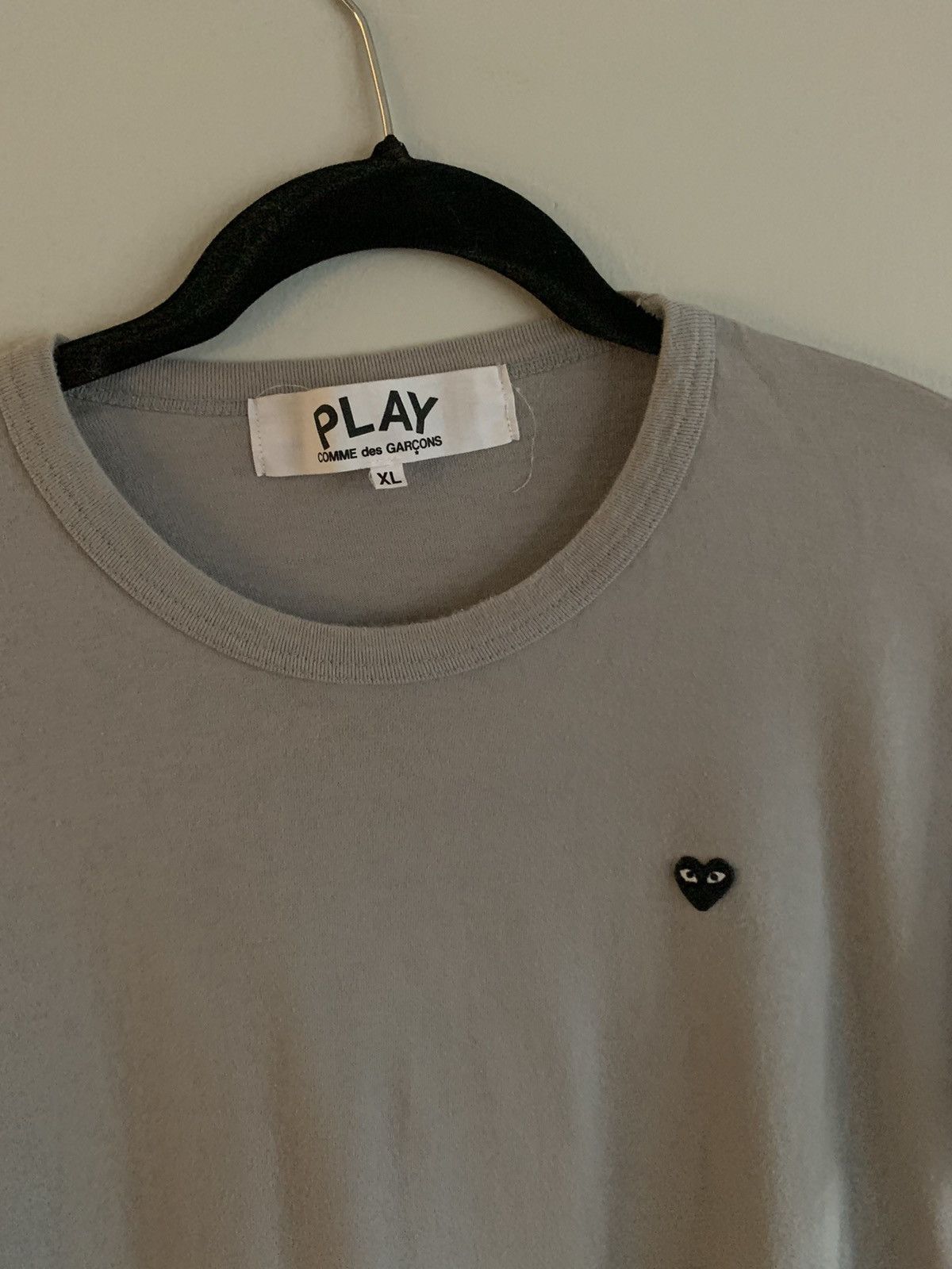 Comme des Garcons PLAY Comme des Garçons Play - Grey T-Shirt Size US XL / EU 56 / 4 - 3 Thumbnail