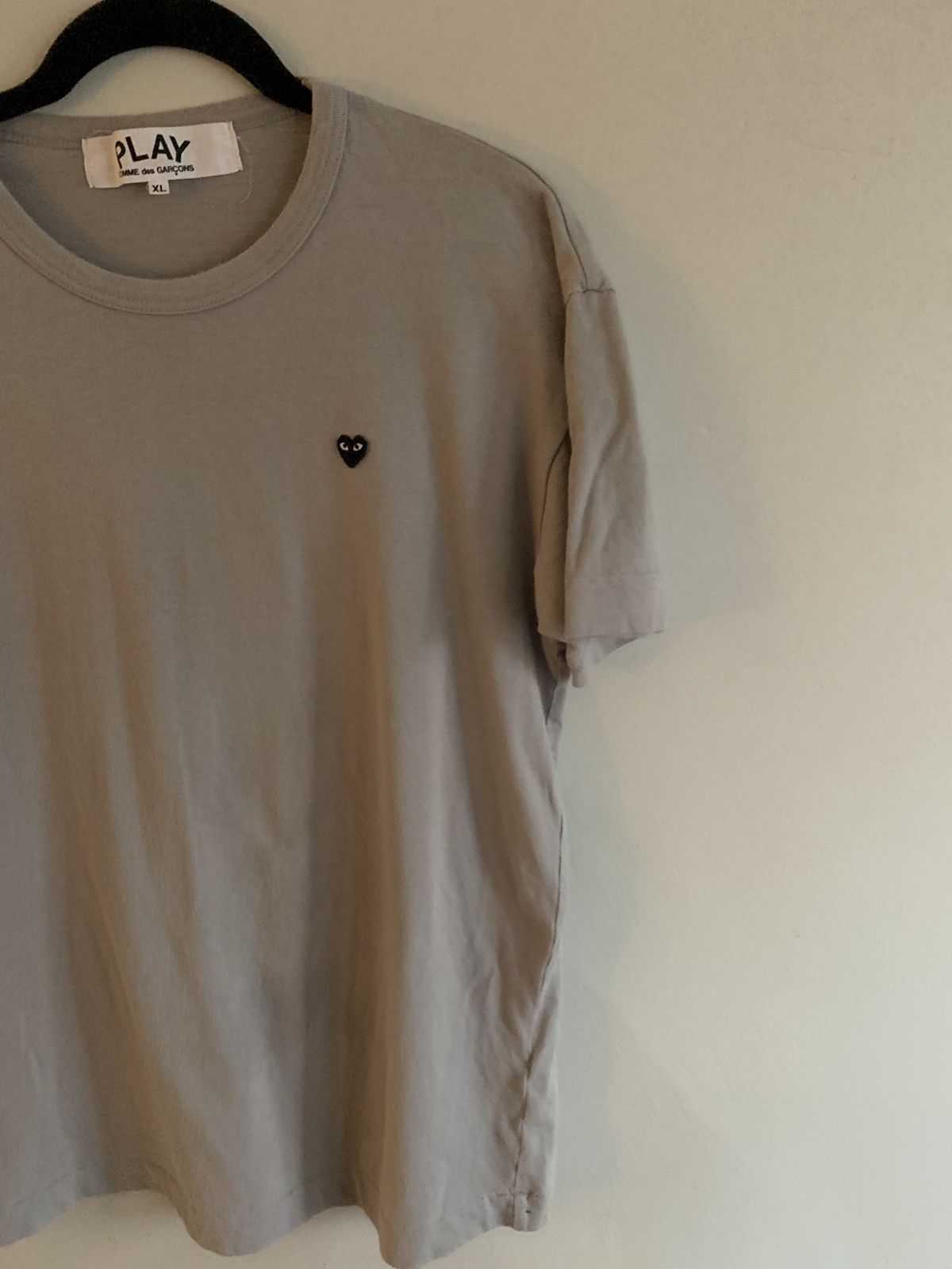 Comme des Garcons PLAY Comme des Garçons Play - Grey T-Shirt Size US XL / EU 56 / 4 - 2 Thumbnail