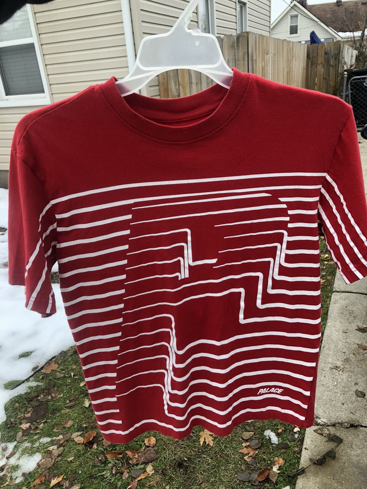Palace PALACE Striper Short Sleeve Tee Size US S / EU 44-46 / 1 - 1 Thumbnail
