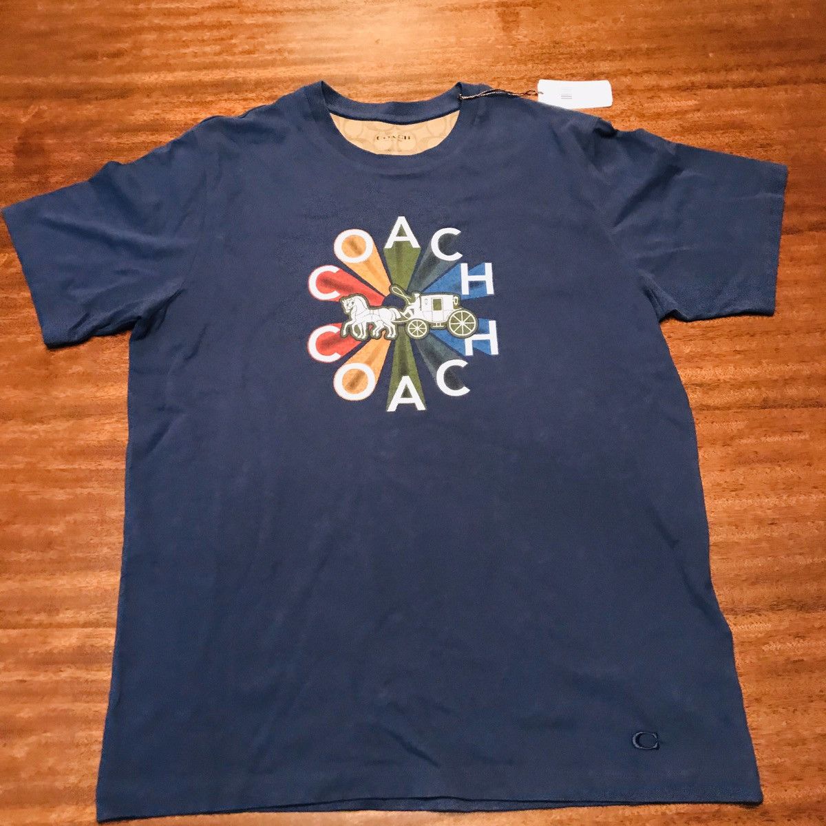 Brand NWT Men’s Coach Graphic T-Shirt - Size Large