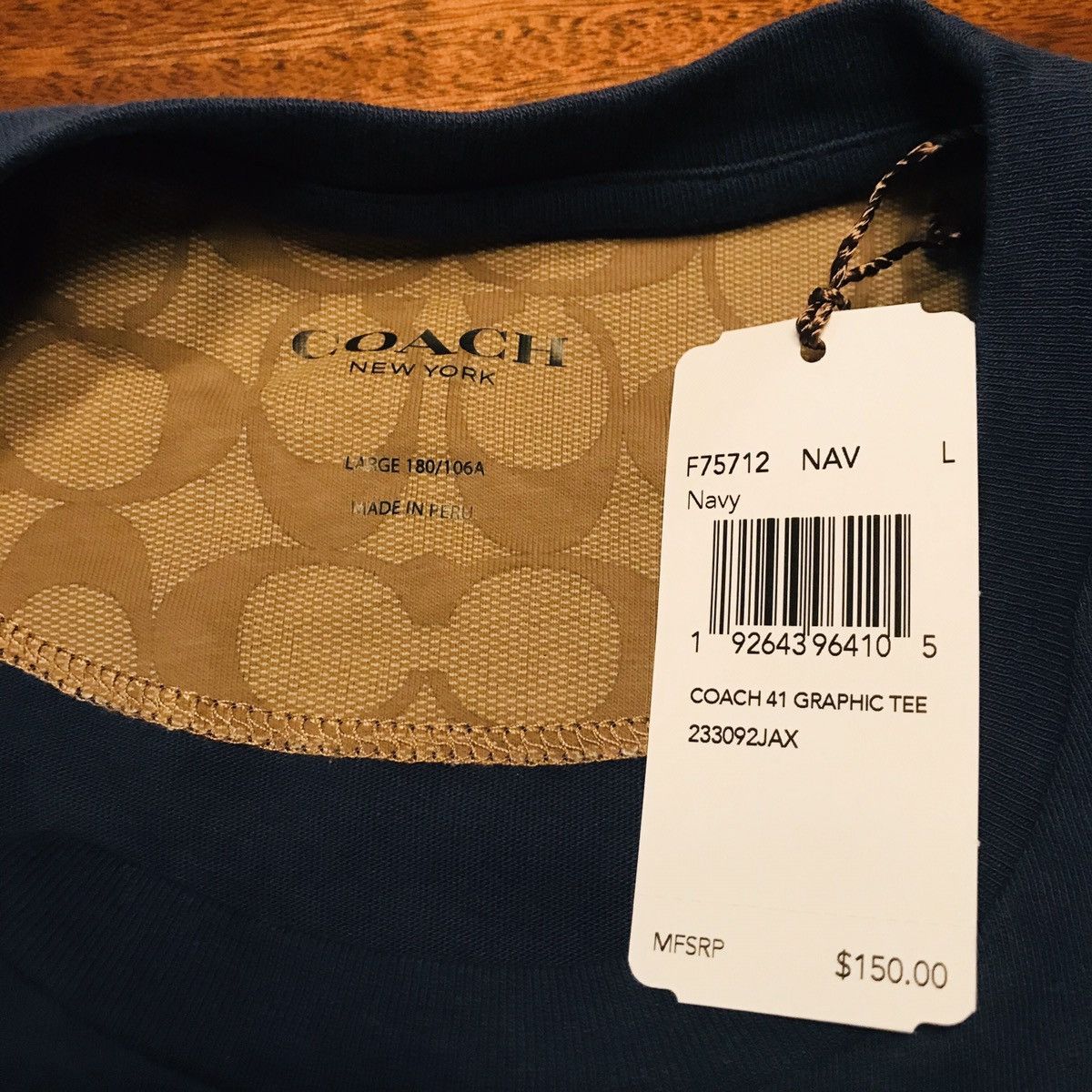 Coach Brand NWT Men’s Coach Graphic T-Shirt - Size Large Size US L / EU 52-54 / 3 - 2 Thumbnail