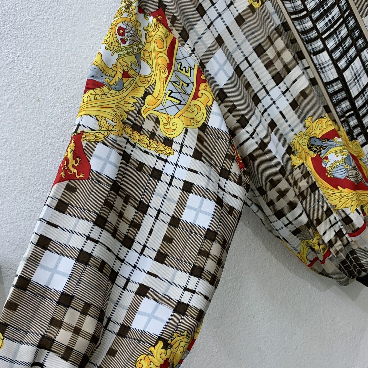 Vintage RARE Vintage Baroque Silk Alloverprint Style Luxury Jacket Size US L / EU 52-54 / 3 - 14 Thumbnail