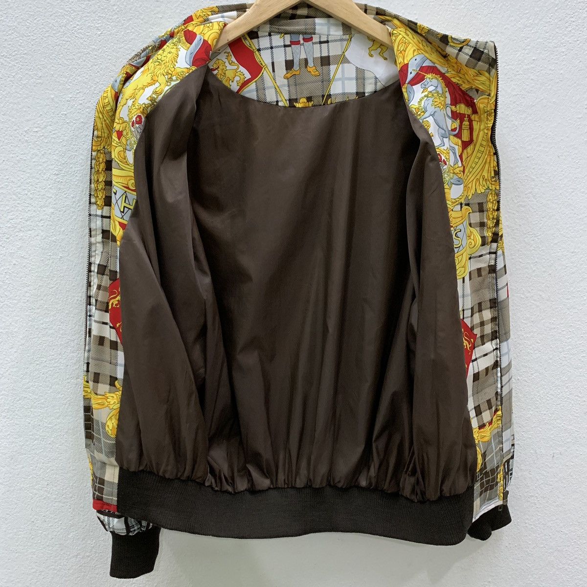 Vintage RARE Vintage Baroque Silk Alloverprint Style Luxury Jacket Size US L / EU 52-54 / 3 - 7 Thumbnail