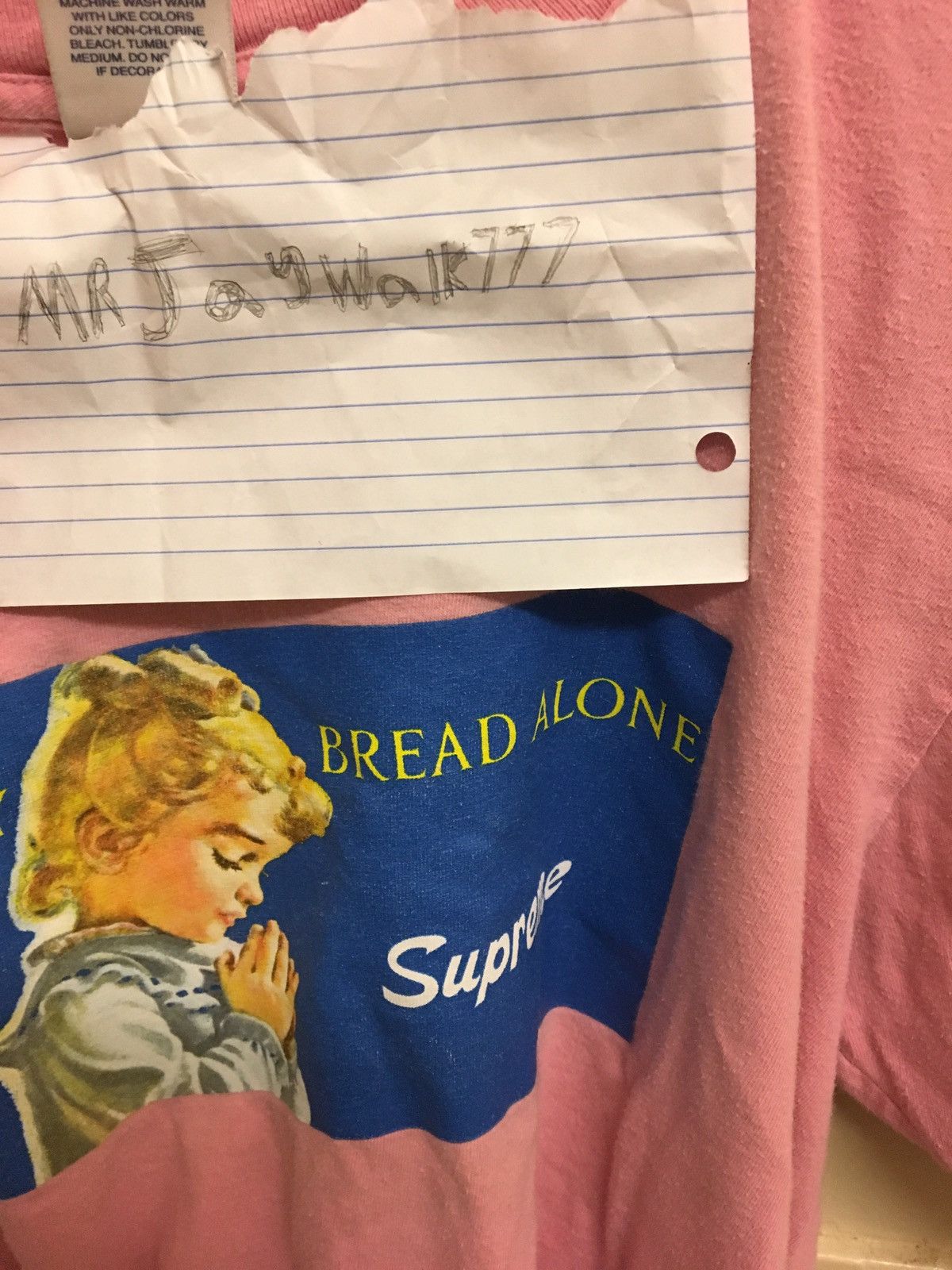 Supreme bread alone tee sales