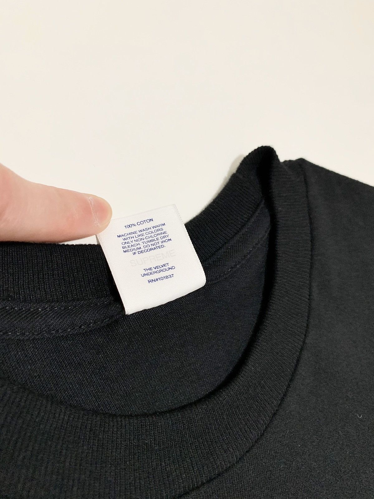 Supreme Supreme Velvet Underground Tee Size US L / EU 52-54 / 3 - 6 Thumbnail