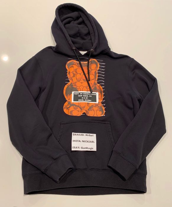 Coach gummy outlet bear hoodie