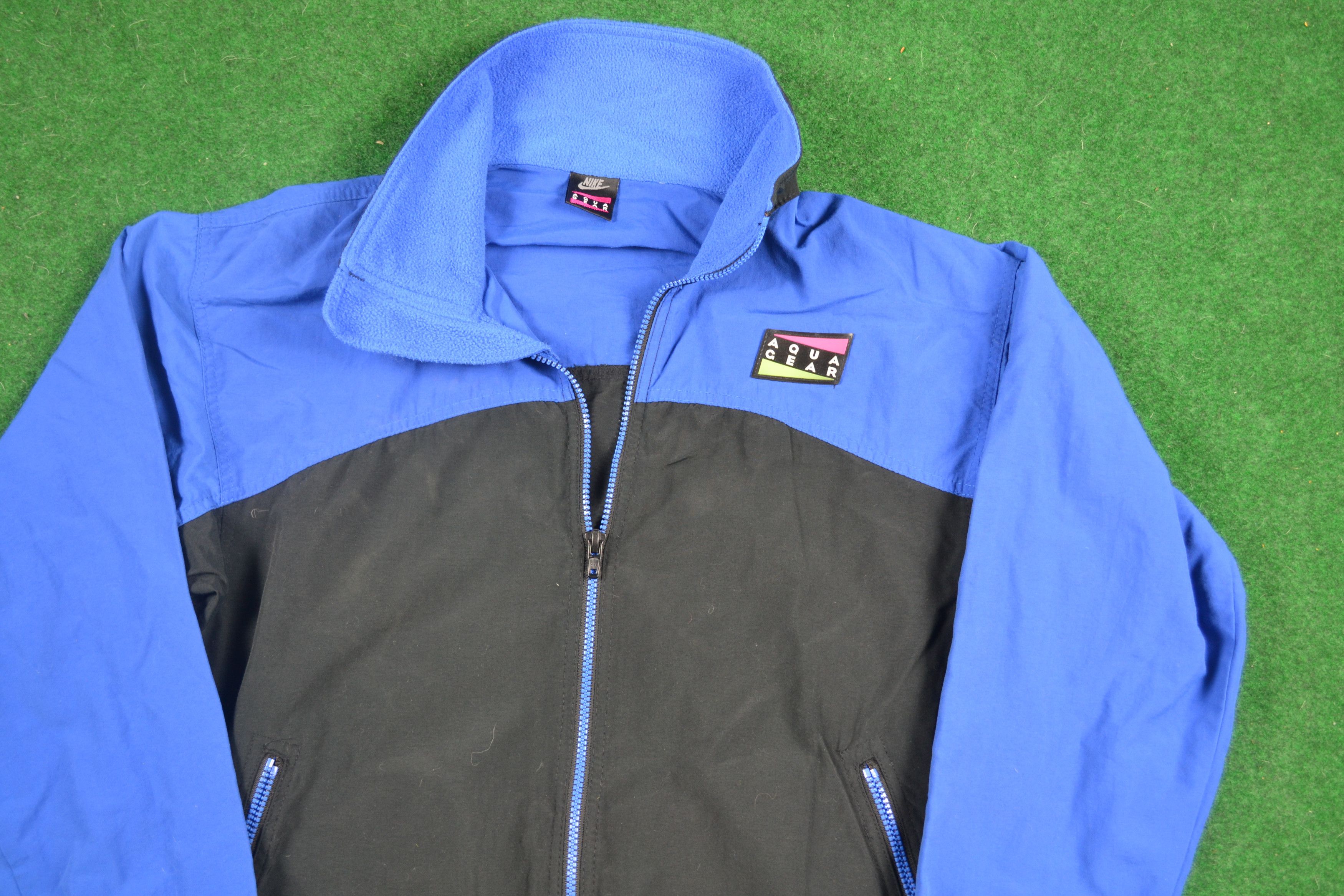Nike × Vintage Vintage 90s Nike Aqua Gear Jacket Sweater 