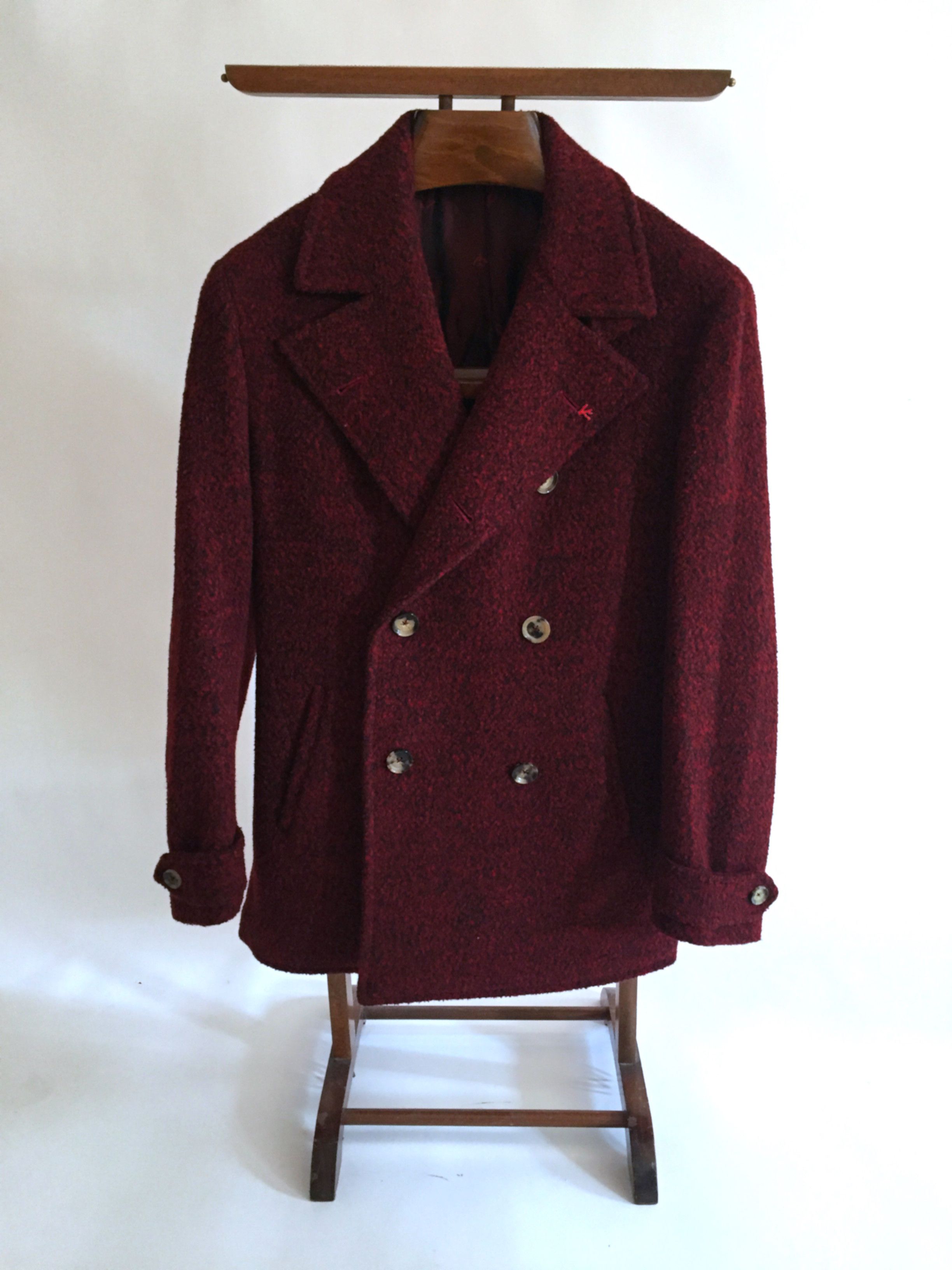 Isaia 50 R Super Rare Bouclè Peacoat