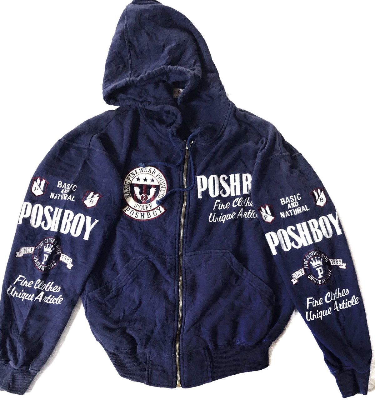 Japanese Brand × Vintage Posh Boy hoodie jacket | Grailed