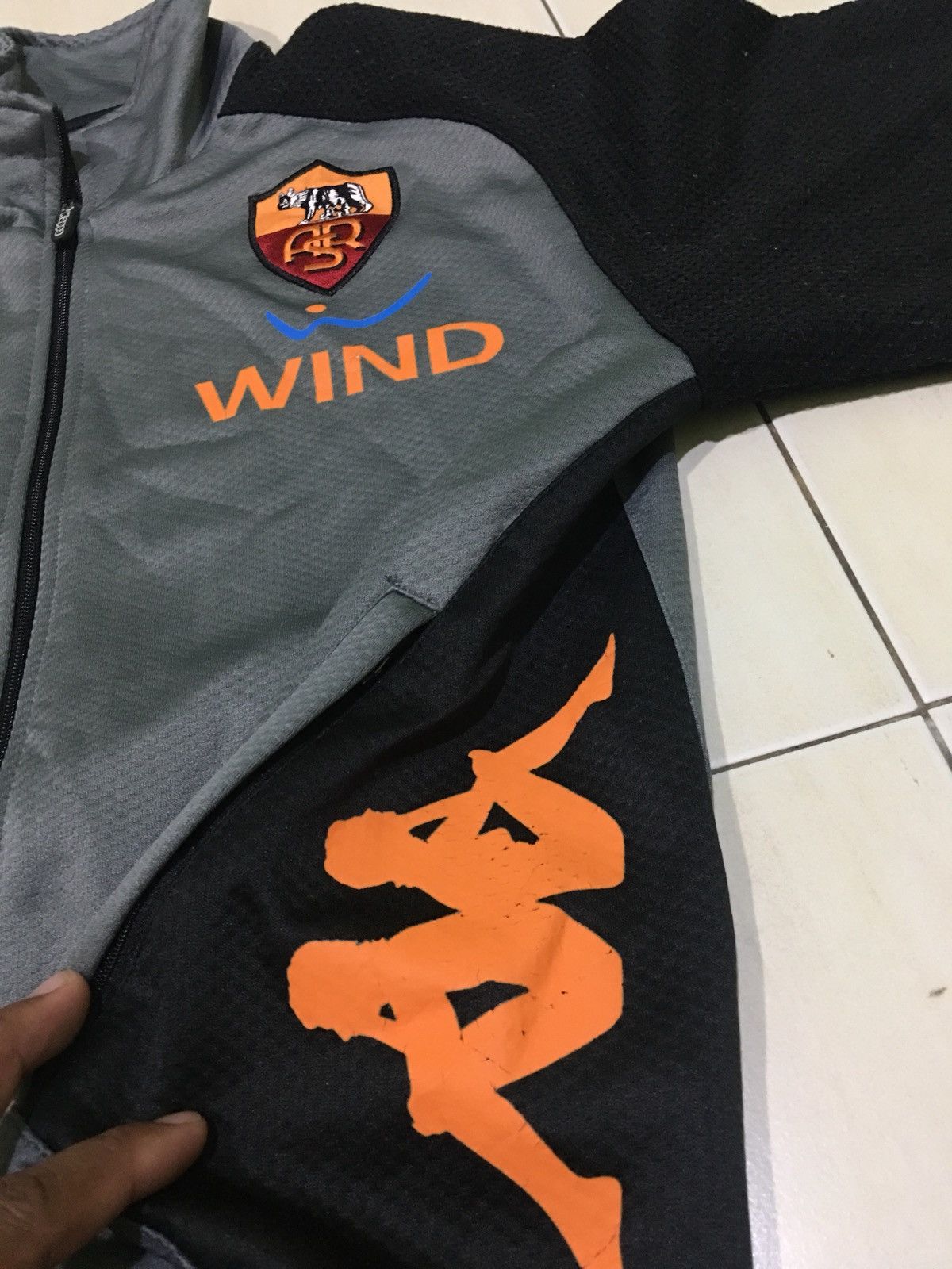 Kappa KAPPA AS ROMA FC SOCCER SWEATER JACKET Size US S / EU 44-46 / 1 - 6 Thumbnail