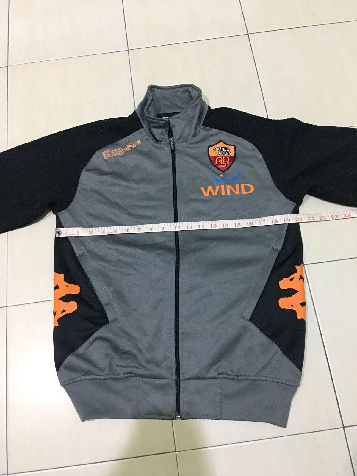 Kappa KAPPA AS ROMA FC SOCCER SWEATER JACKET Size US S / EU 44-46 / 1 - 9 Thumbnail