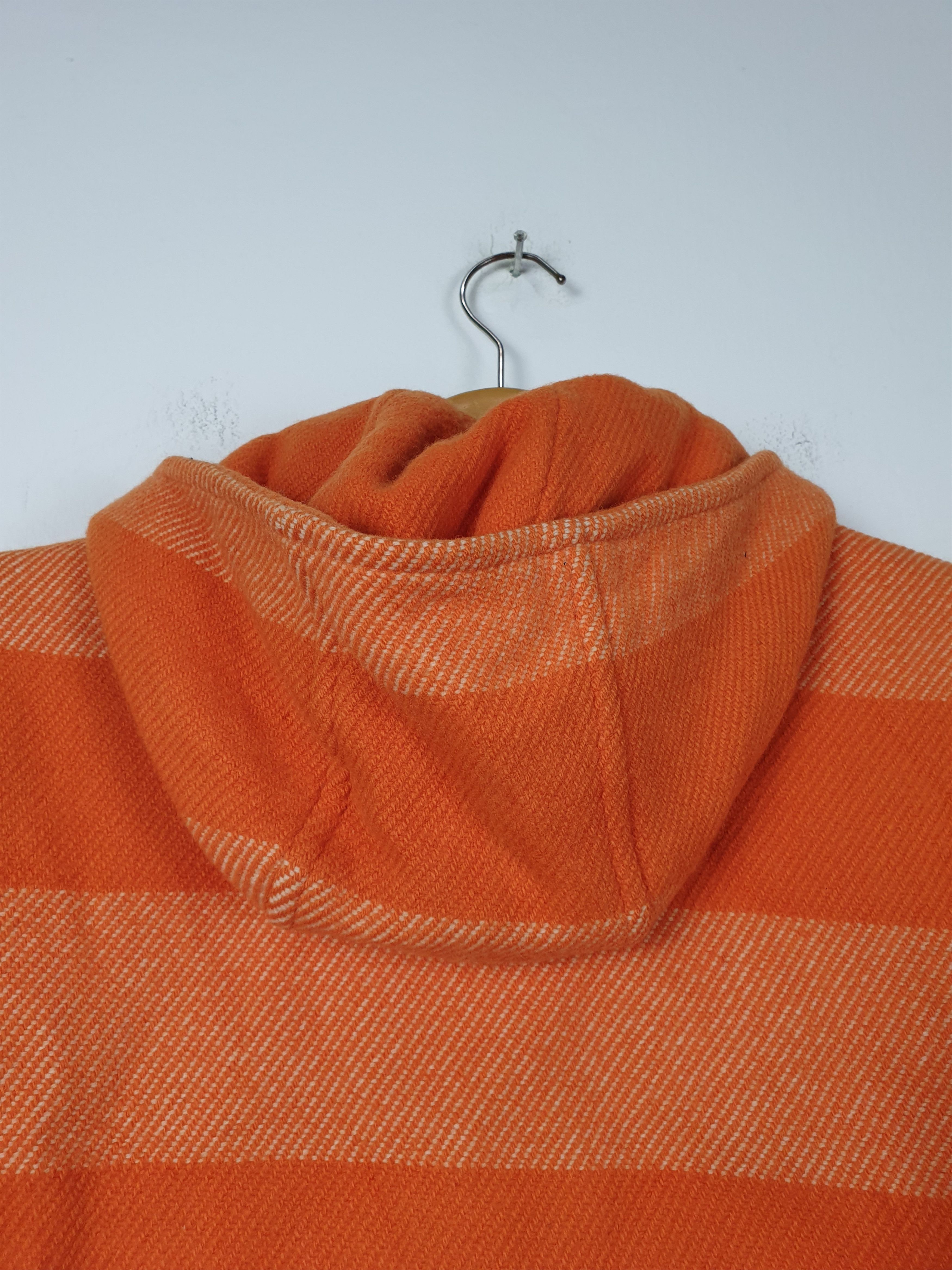 Vintage Vintage 90's COURREGES Wool Striped Hoodie Jacket Size US S / EU 44-46 / 1 - 2 Preview