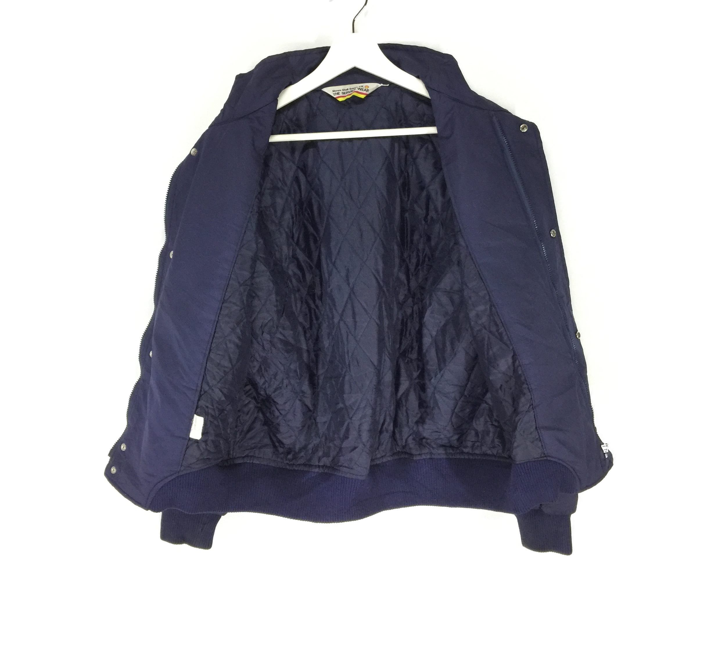 Vintage Shell vintage 90s bomber jacket Size US L / EU 52-54 / 3 - 3 Thumbnail