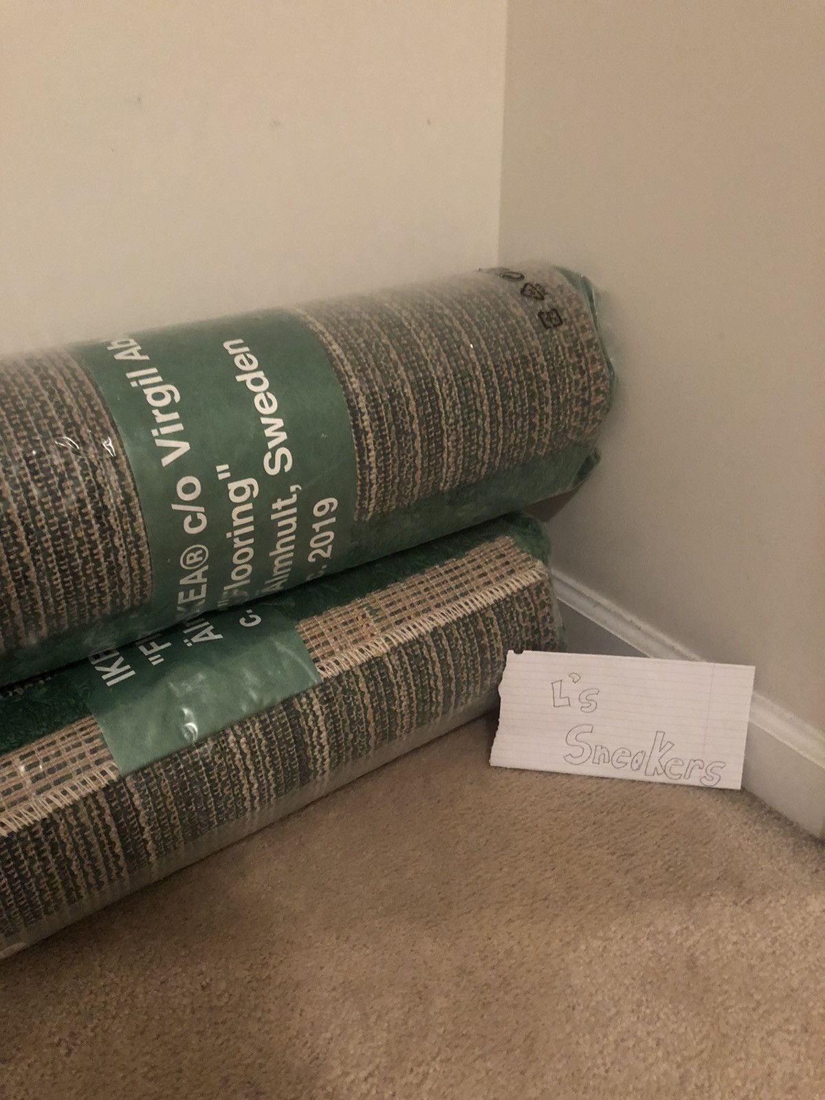 Ikea × Virgil Abloh VIRGIL ABLOH x IKEA MARKERAD “WET GRASS” Rug | Grailed