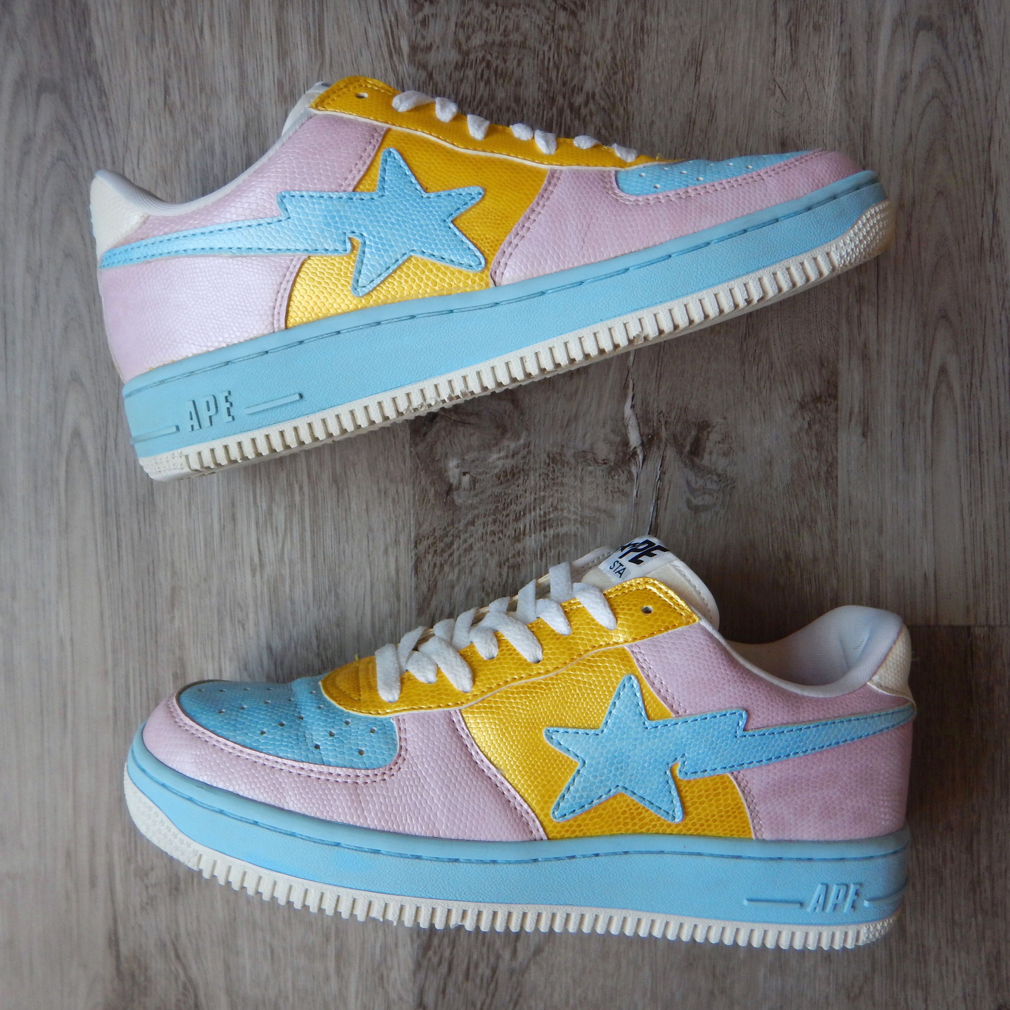 Cotton candy bapesta hotsell