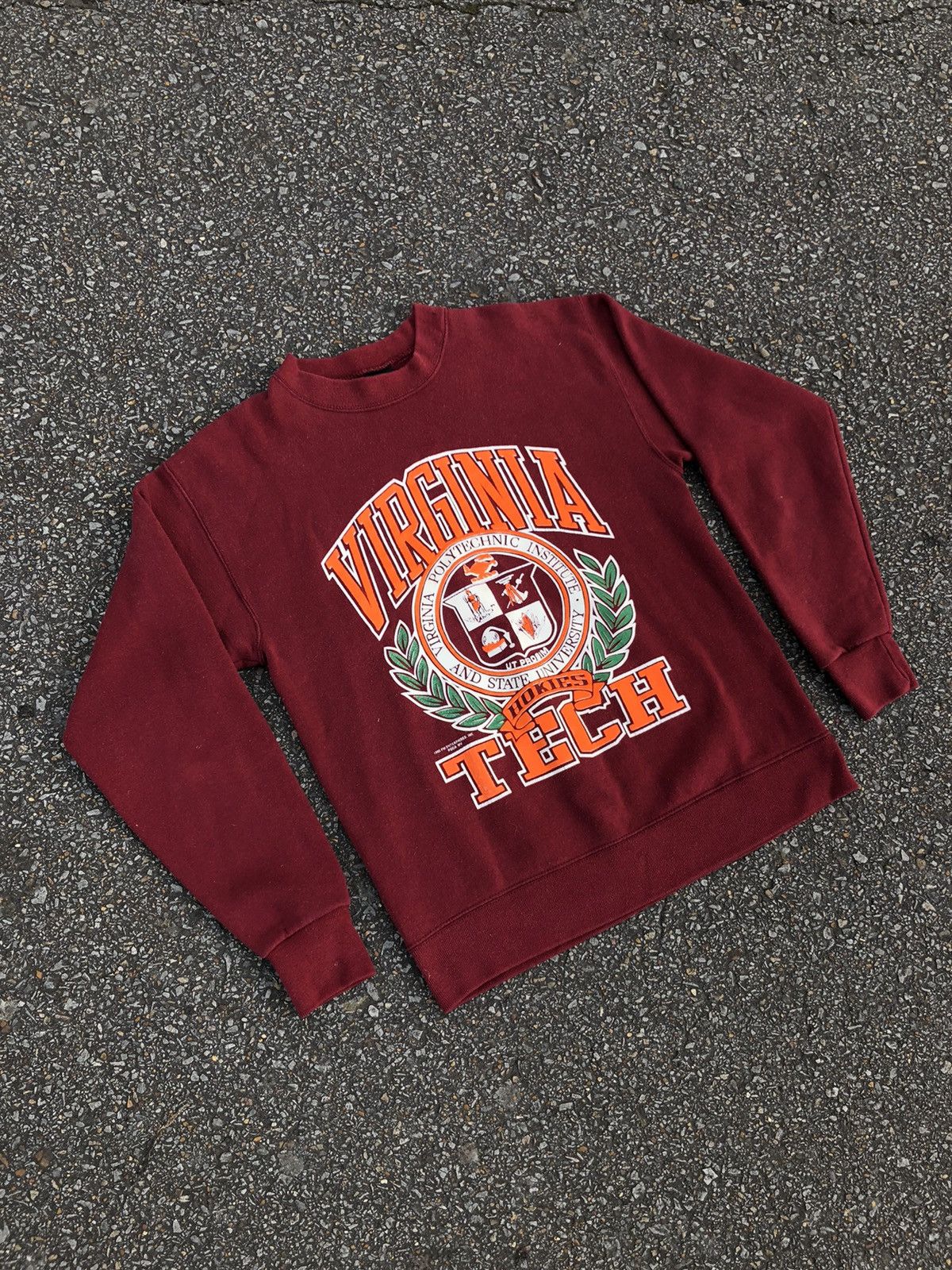 NCAA × Vintage Vintage Virginia Tech University Crewneck Size US L / EU 52-54 / 3 - 1 Thumbnail
