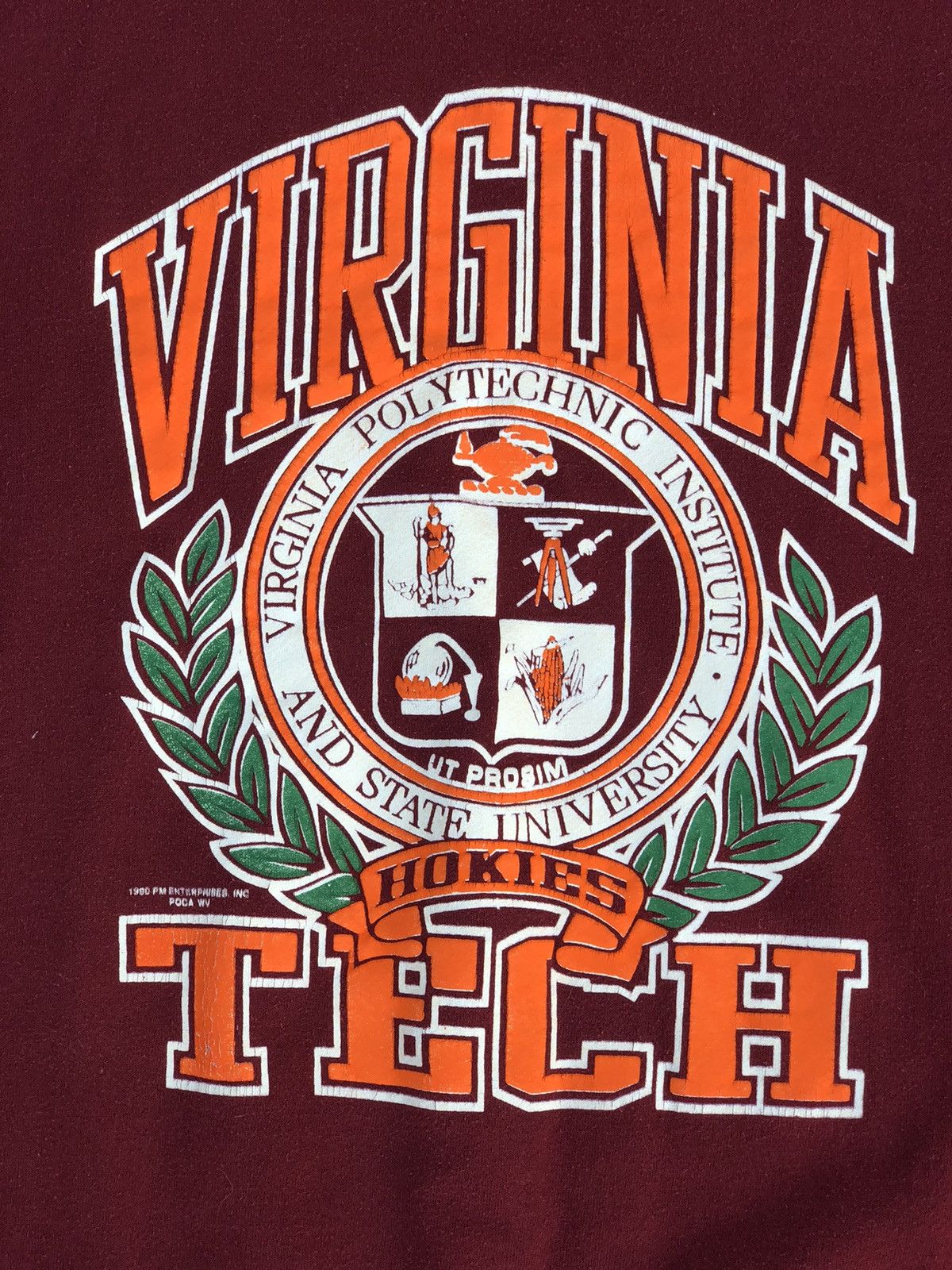 NCAA × Vintage Vintage Virginia Tech University Crewneck Size US L / EU 52-54 / 3 - 2 Thumbnail