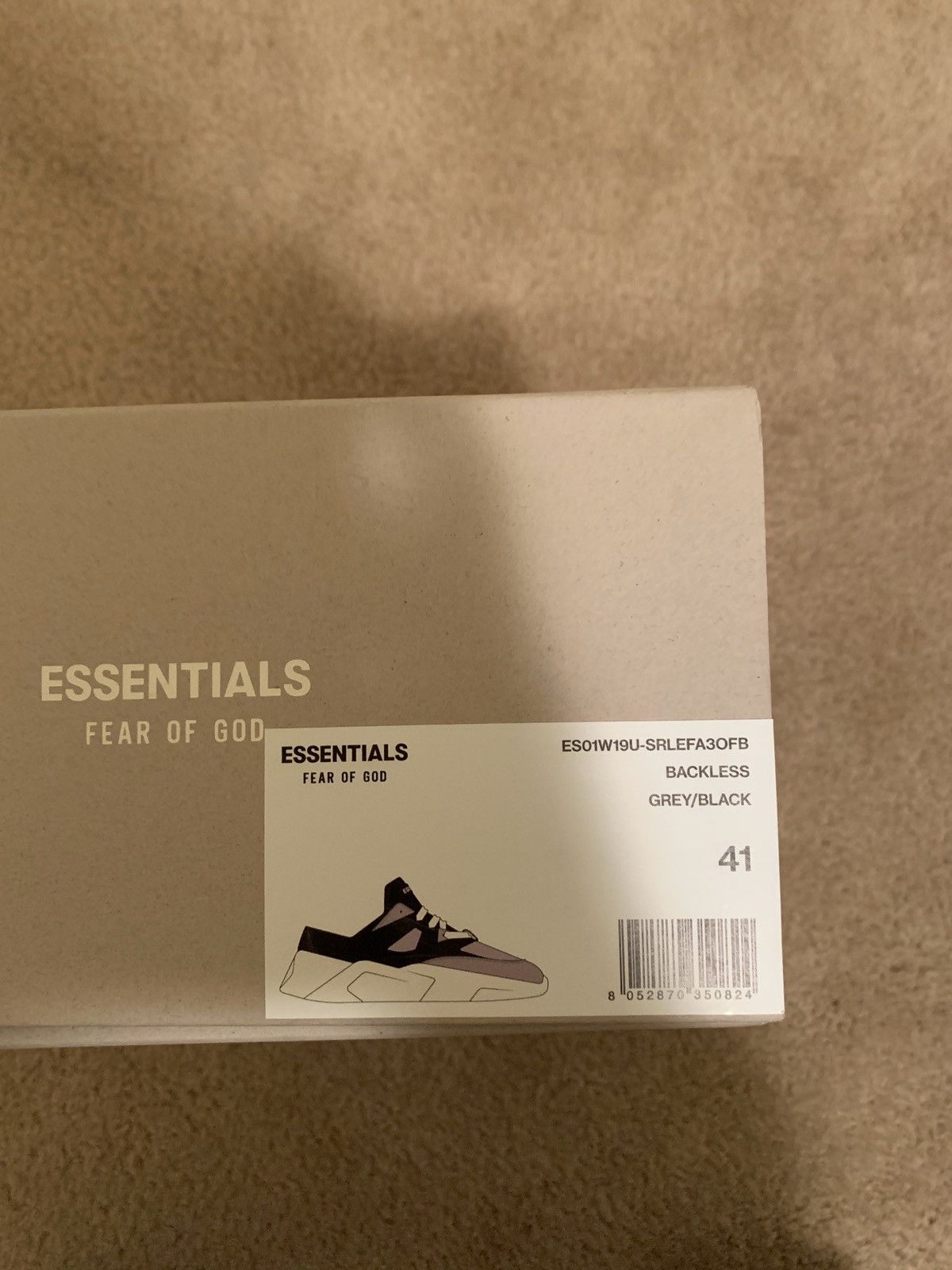 fear of god distance runner black