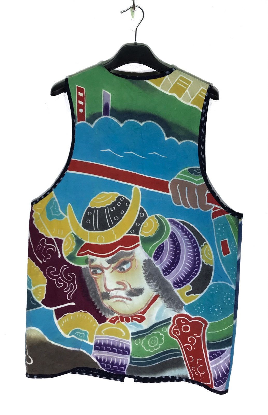Japanese Traditional Art Design Reversible Vest Jackets