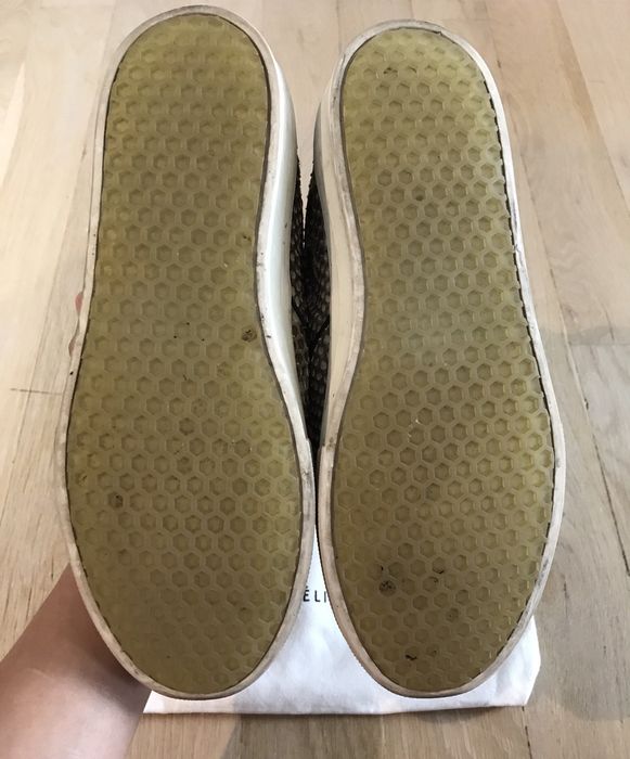 Celine C line Snakeskin Slip Ons Grailed