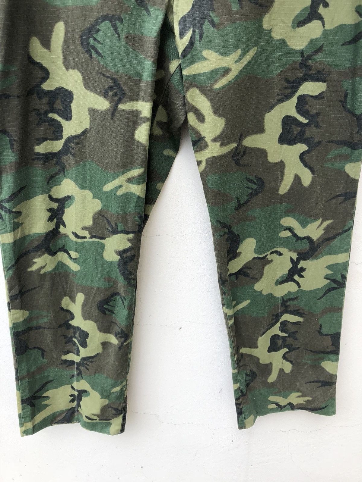 Eddie Bauer × Vintage Vtg 80s Eddie Bauer Ripstop Erdl Camouflage Trouser Size US 37 - 6 Thumbnail