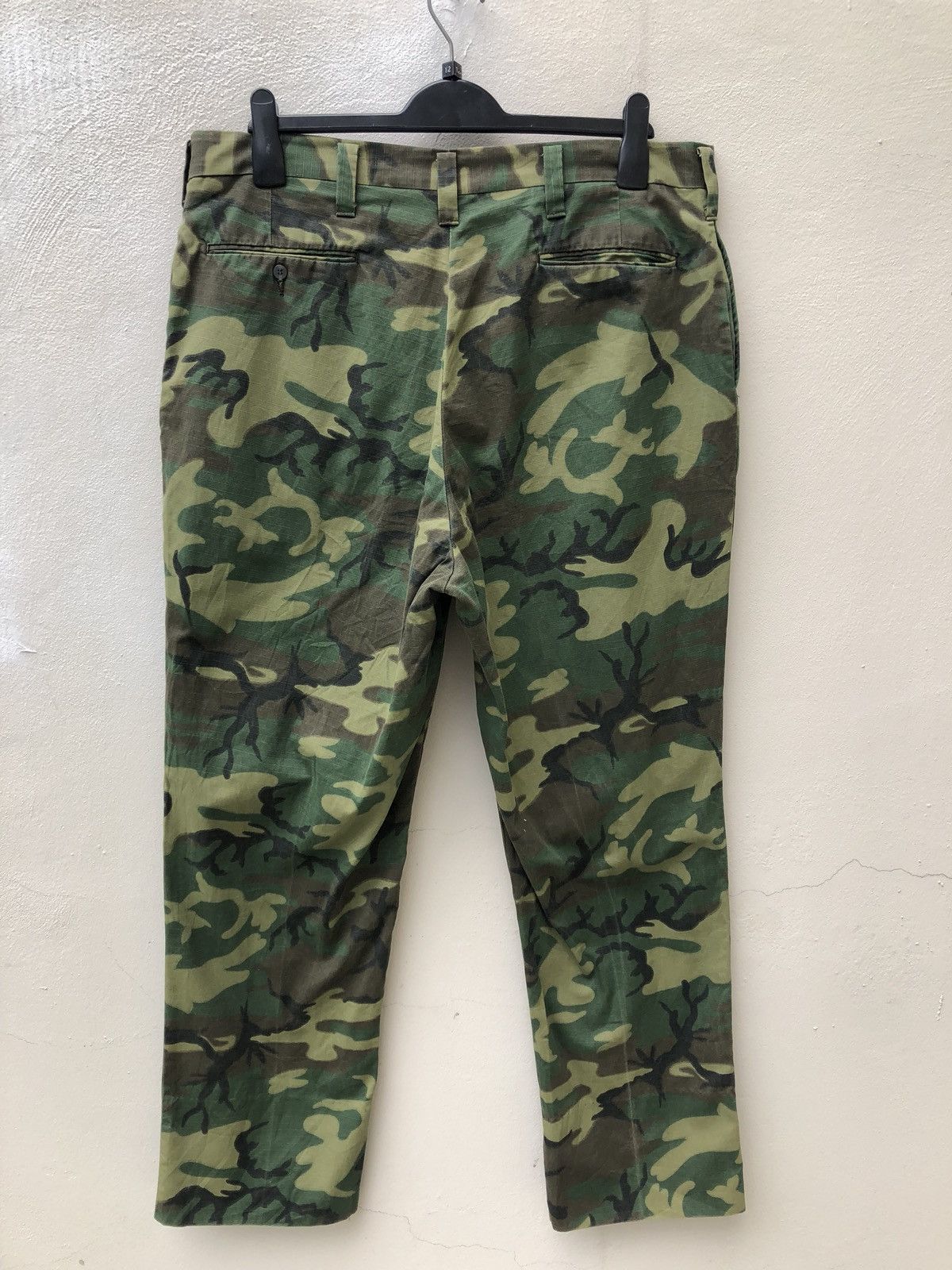 Eddie Bauer × Vintage Vtg 80s Eddie Bauer Ripstop Erdl Camouflage Trouser Size US 37 - 10 Thumbnail
