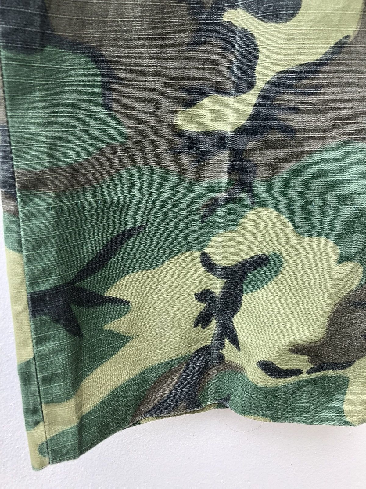Eddie Bauer × Vintage Vtg 80s Eddie Bauer Ripstop Erdl Camouflage Trouser Size US 37 - 8 Thumbnail