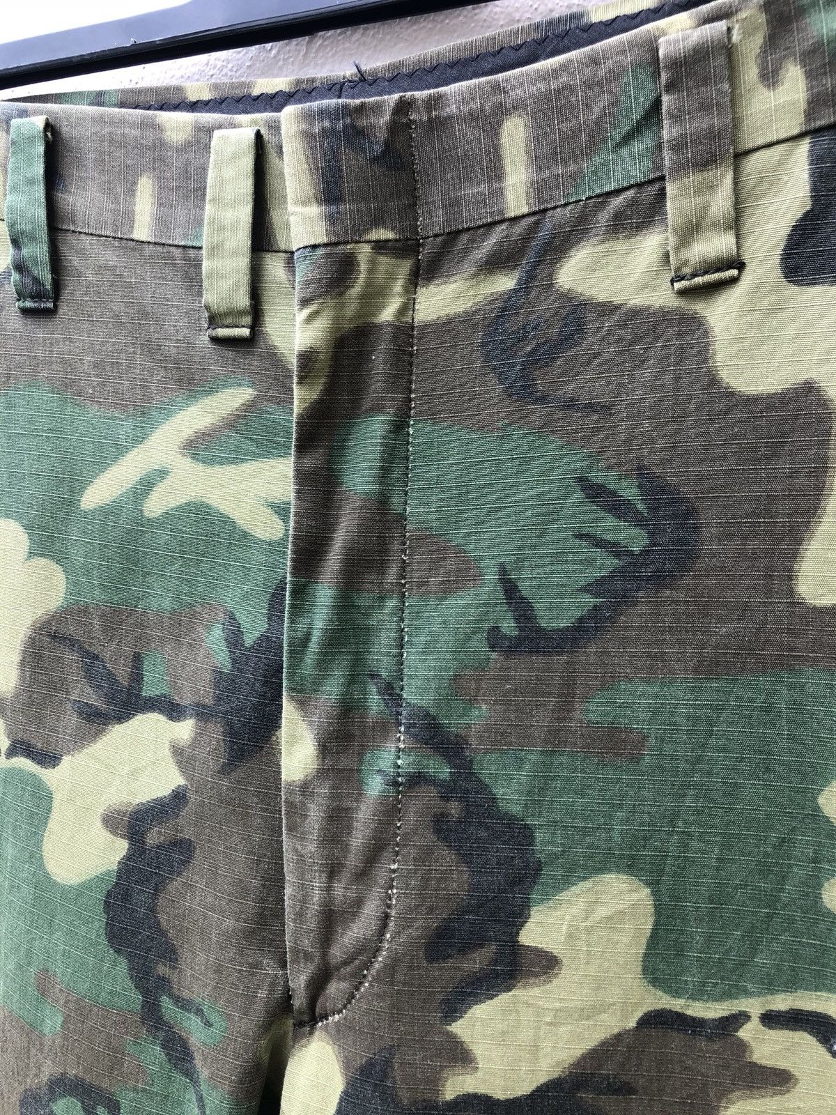 Eddie Bauer × Vintage Vtg 80s Eddie Bauer Ripstop Erdl Camouflage Trouser Size US 37 - 3 Thumbnail