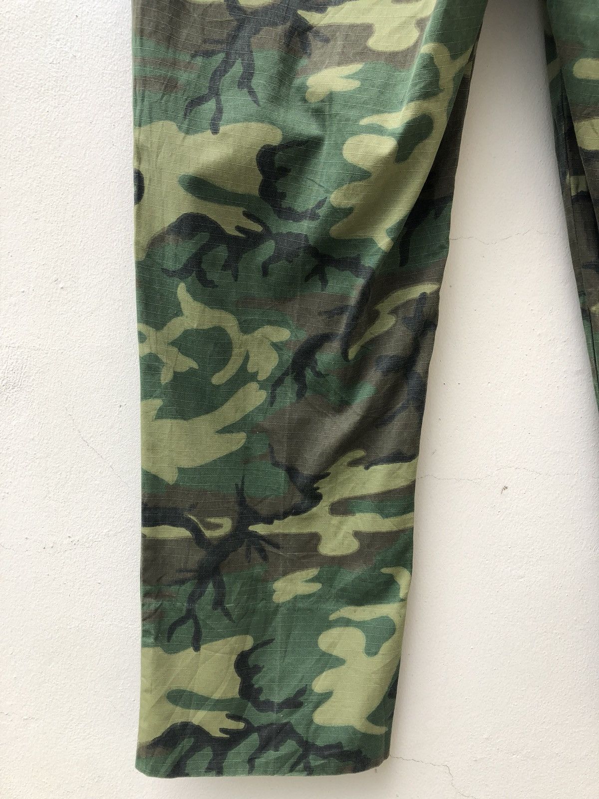 Eddie Bauer × Vintage Vtg 80s Eddie Bauer Ripstop Erdl Camouflage Trouser Size US 37 - 12 Thumbnail