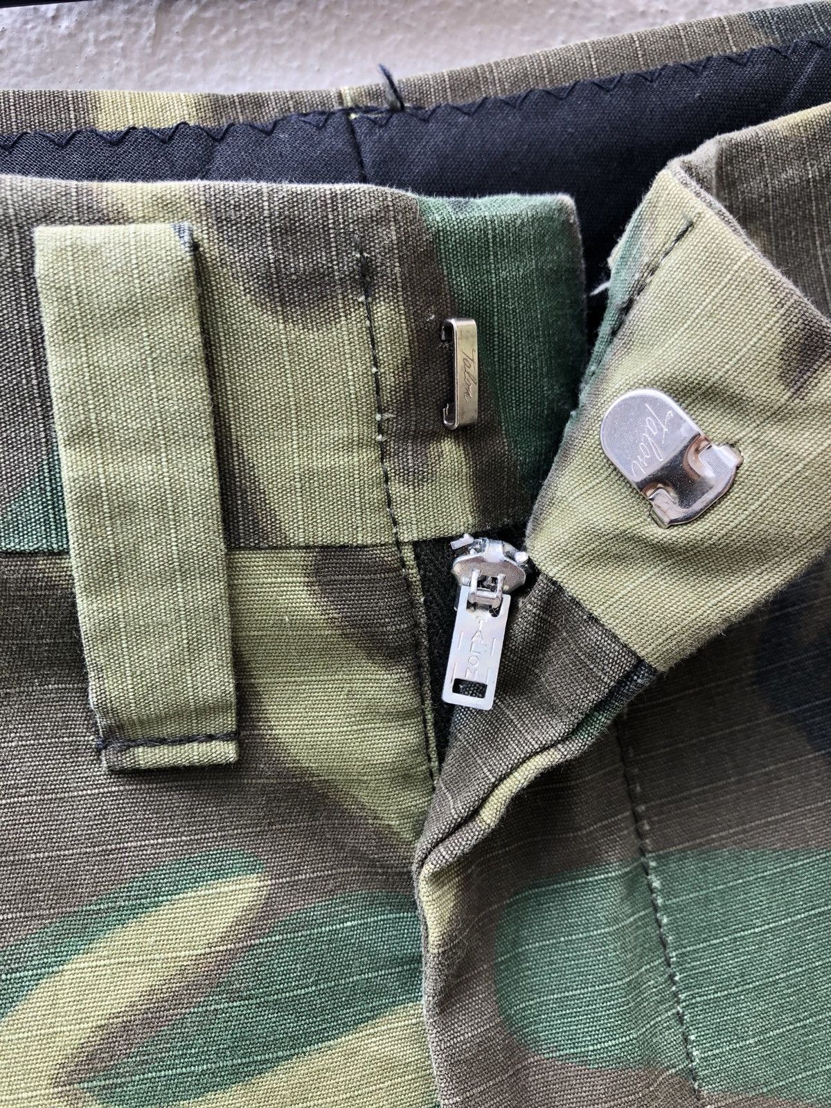 Eddie Bauer × Vintage Vtg 80s Eddie Bauer Ripstop Erdl Camouflage Trouser Size US 37 - 4 Thumbnail