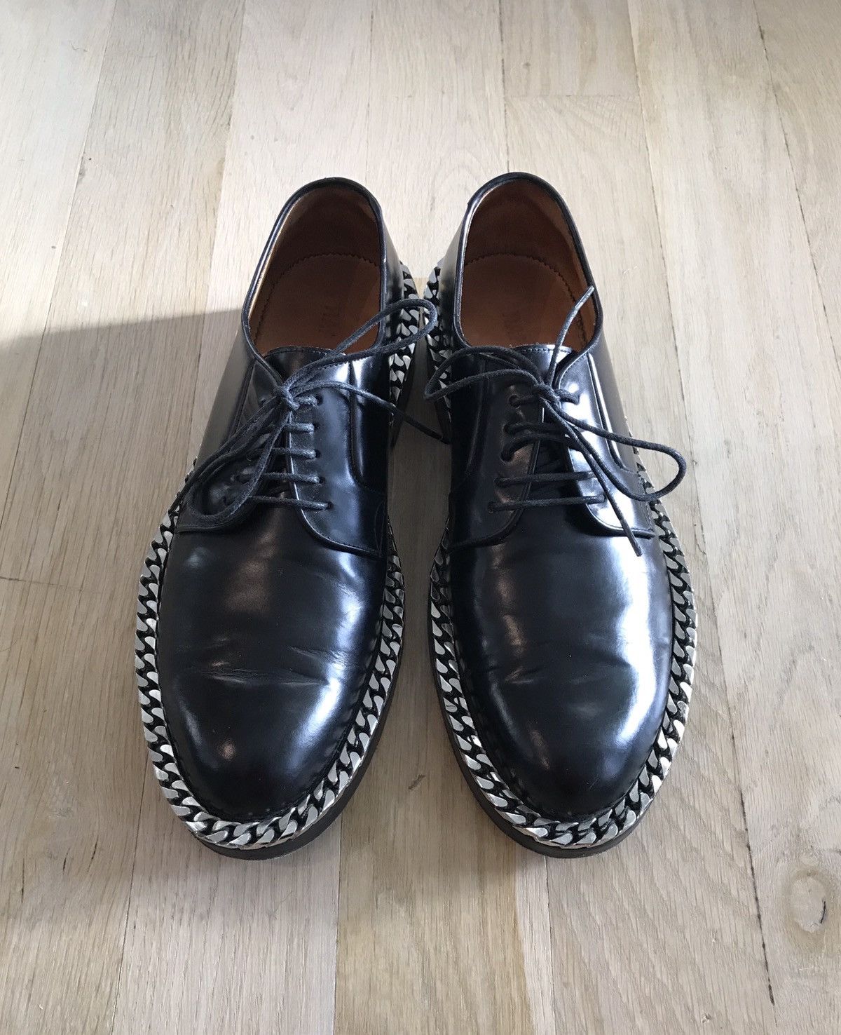 Raf Simons Raf Simons Chain Trimmed Derbys Grailed