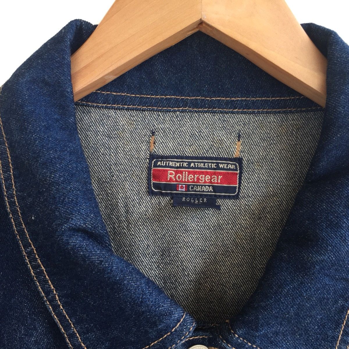 Japanese Brand Japanese Brand Rollergear Denim Jacket Workwear Size US M / EU 48-50 / 2 - 7 Thumbnail